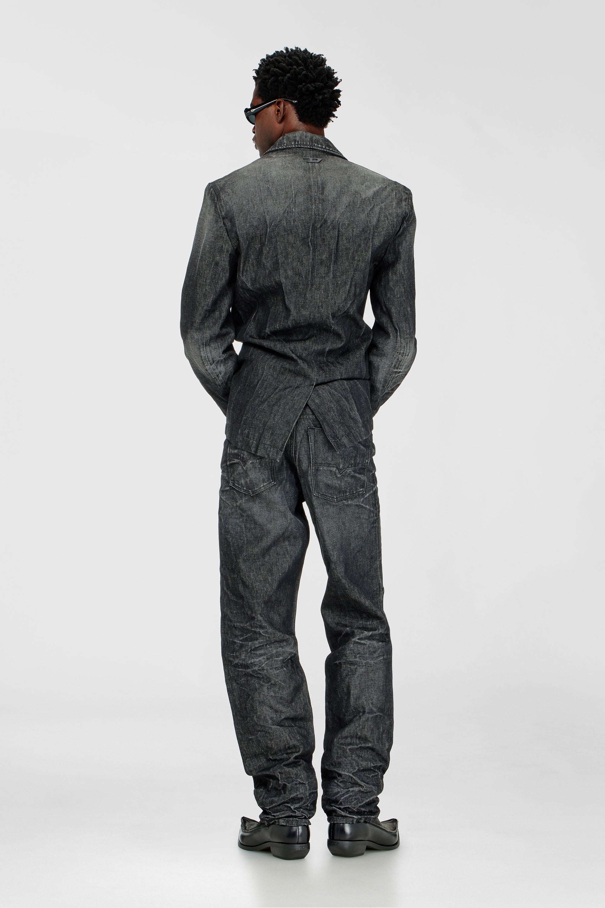 Diesel - Male's Regular Jeans 1991 D-Voeed 09R39, ブラック/ダークグレー - 4