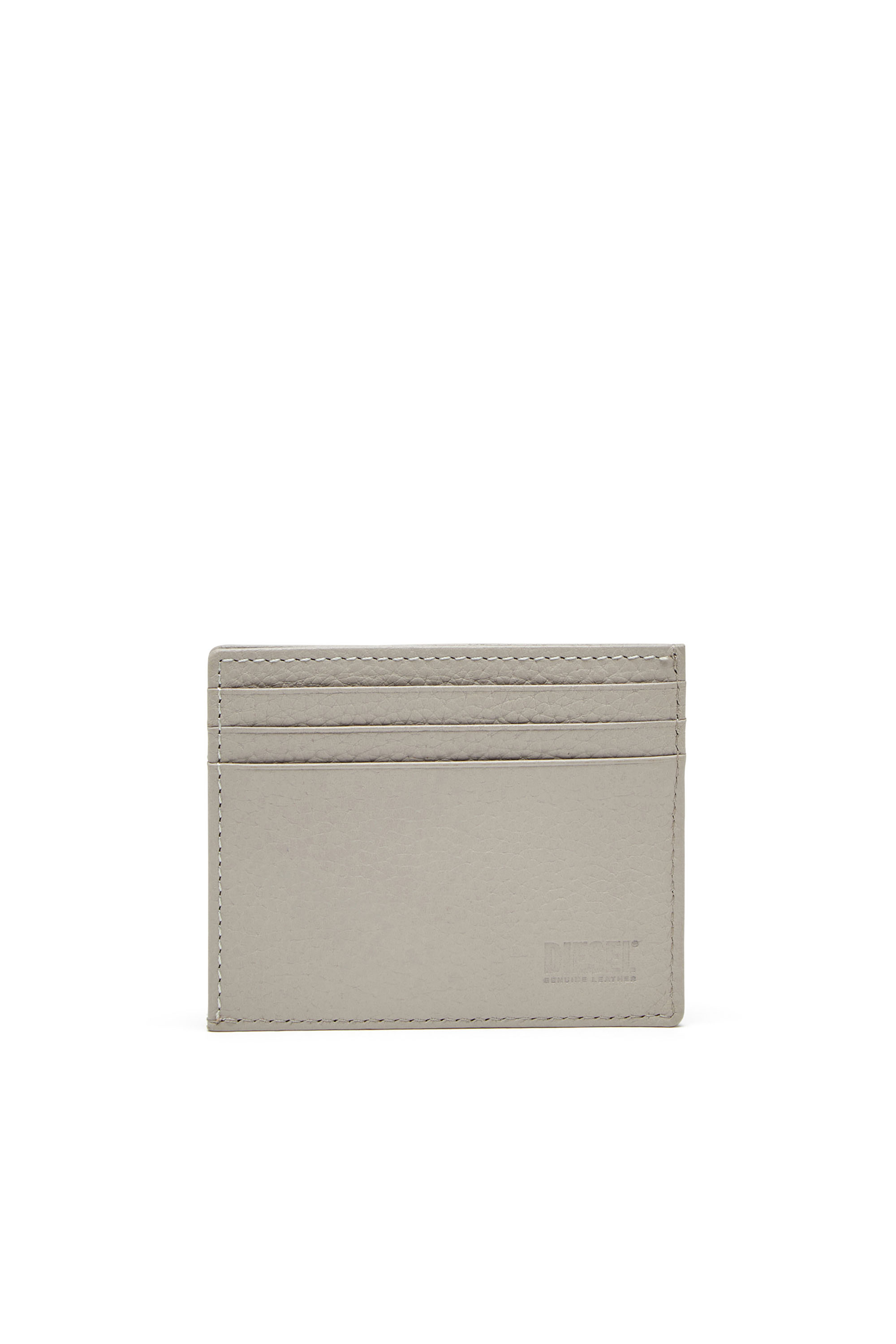 Diesel - CARD CASE, Male's カウレザーカードケース in ライトグレー - 2