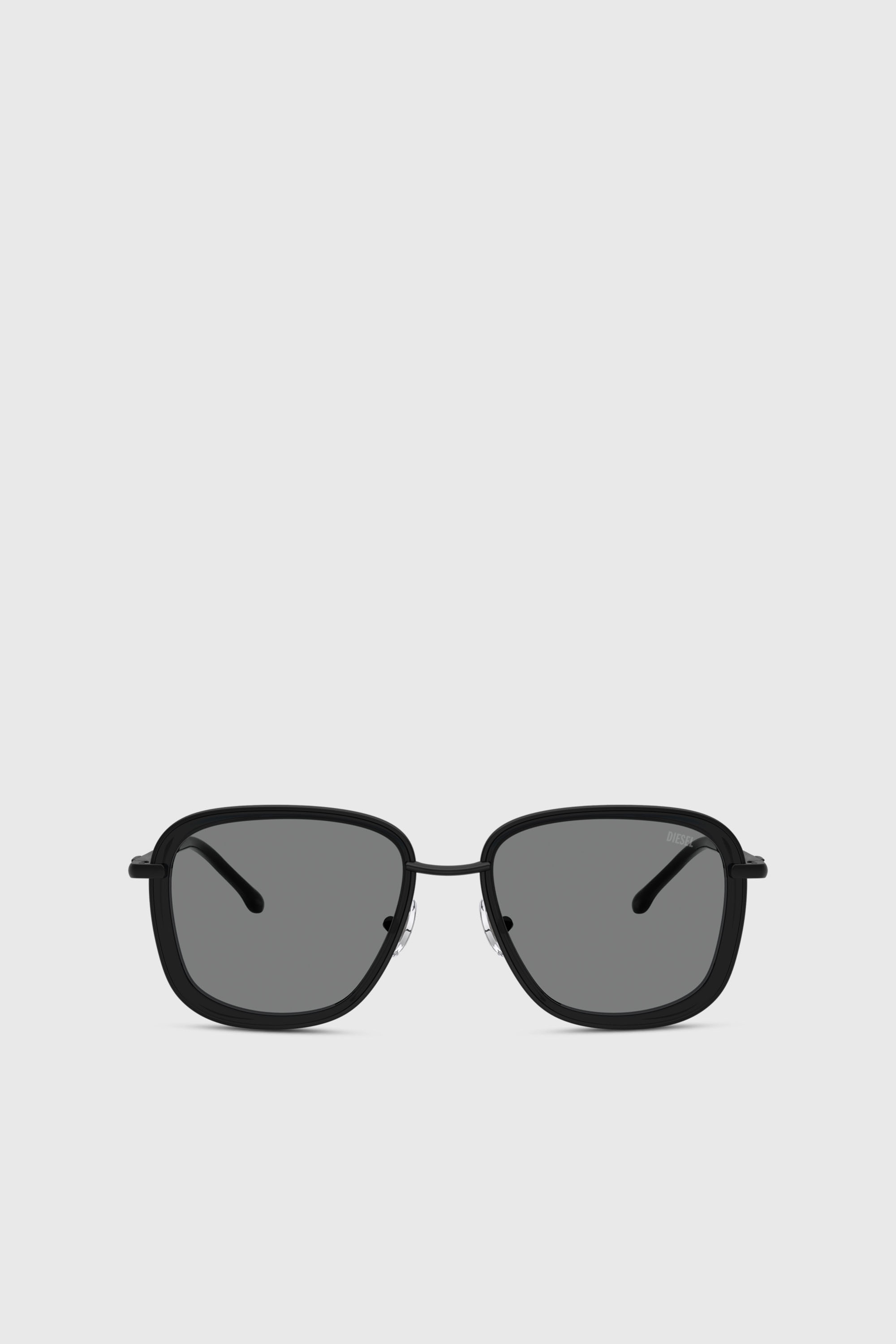 Diesel - 0DL1017, Unisex's Square sunglasses in ブラック - 1