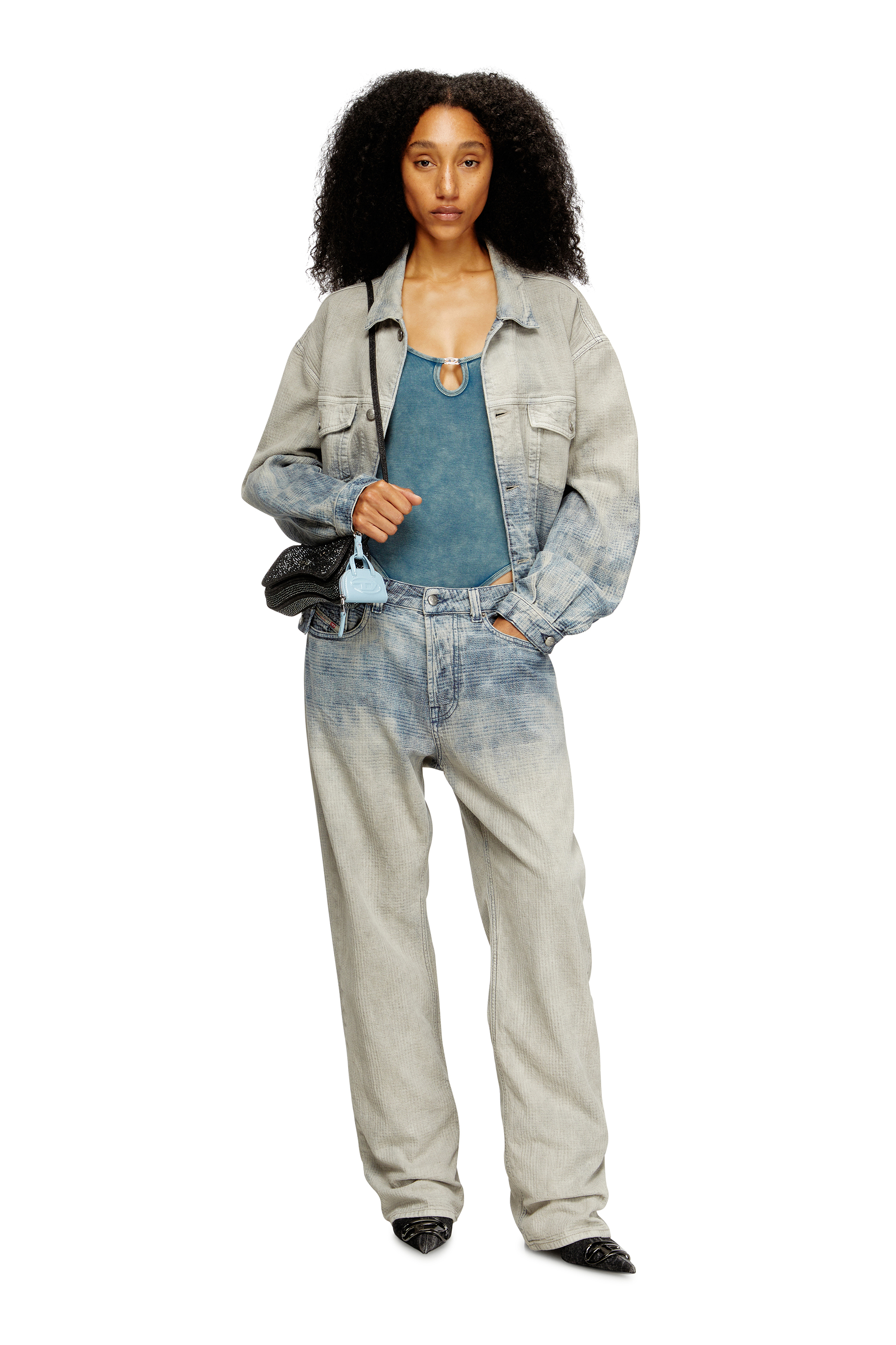 Diesel - PLAY CROSSBODY XS, Female's クロスボディバッグ XS in ブラック - 1