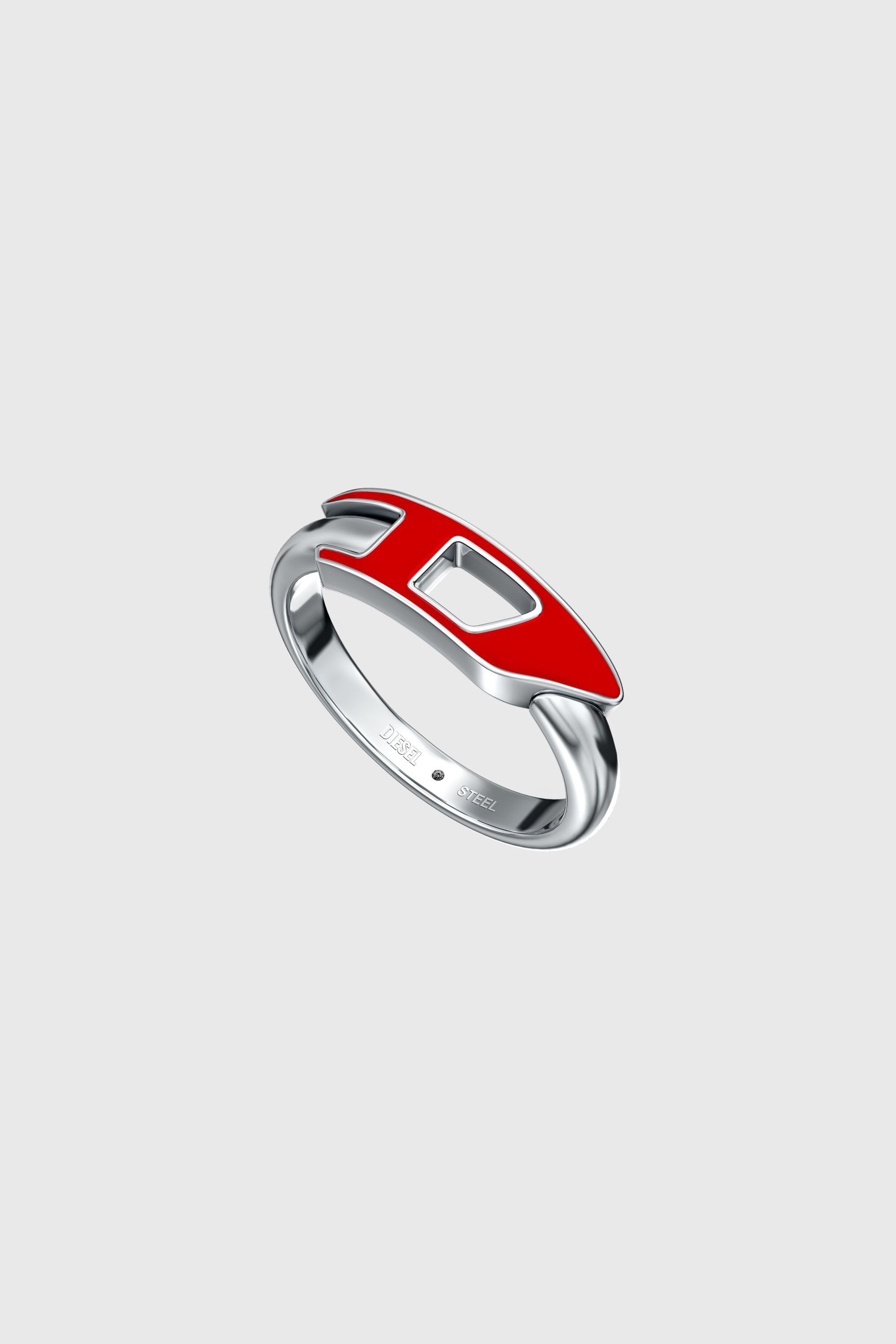 Diesel - DX1688040 JEWELLERY, Unisex's リング in シルバー/ブルー - 2