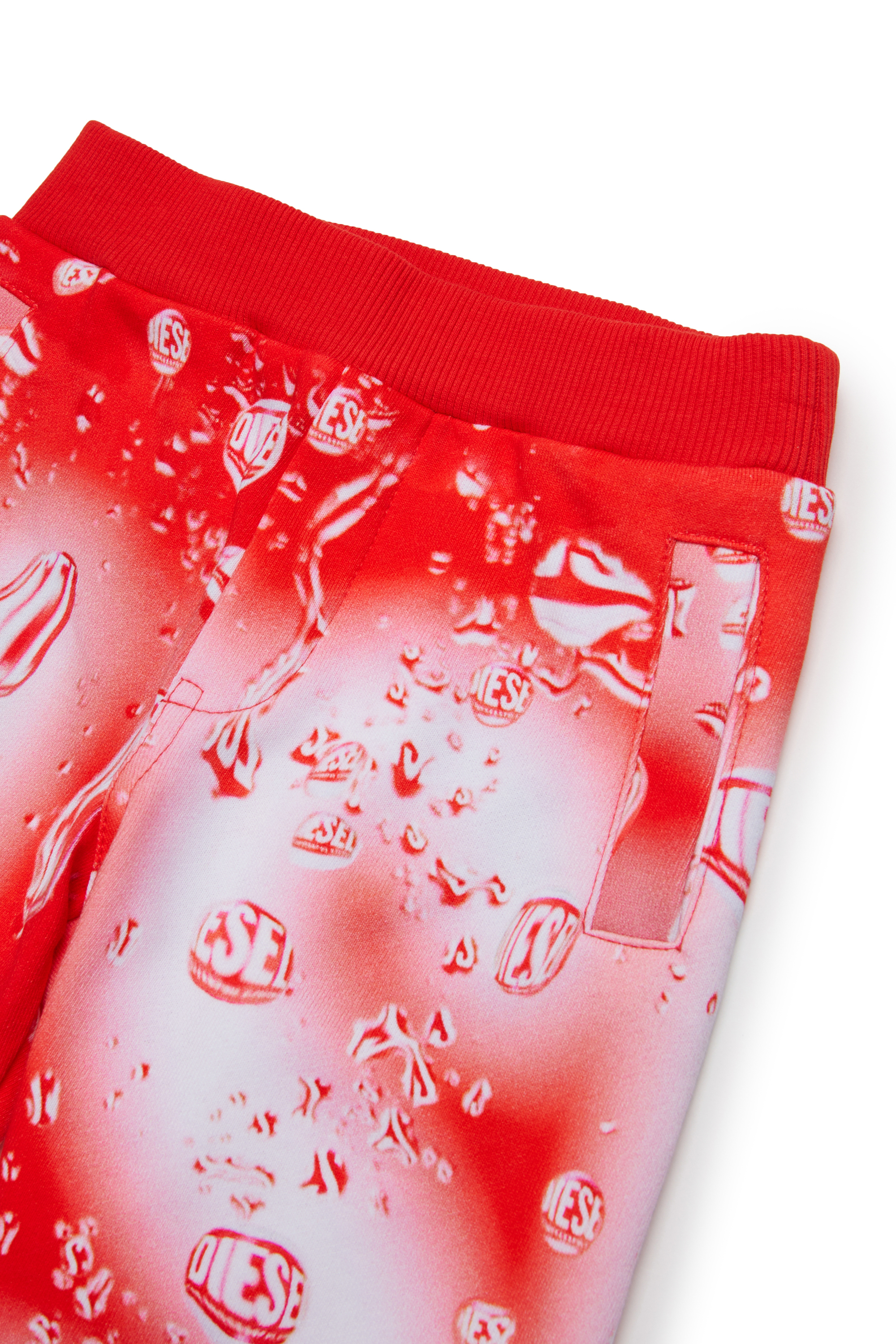 Diesel - PULIB, Unisex's スウェットパンツ in レッド - 3