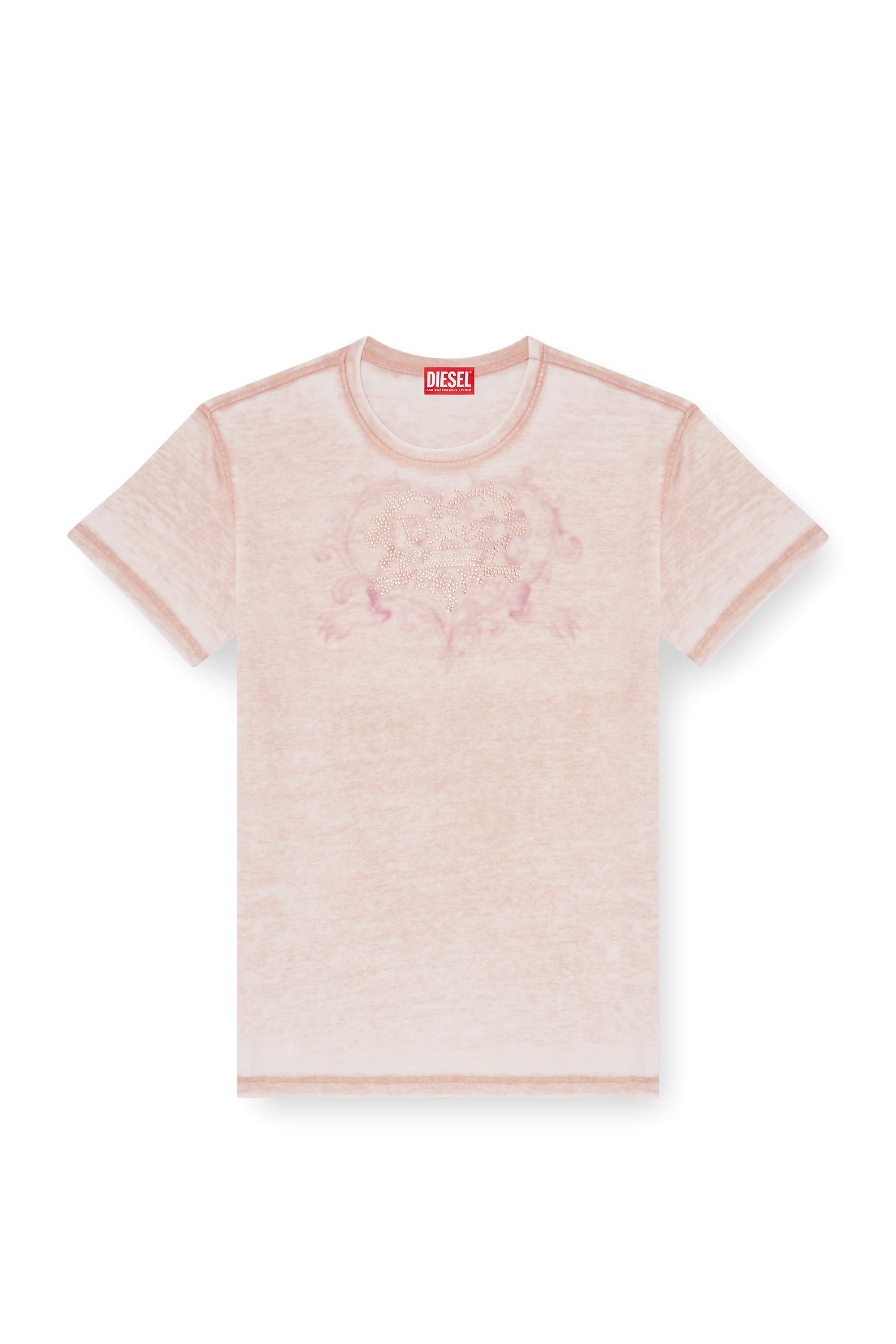 Diesel - T-NORMY-AA5, Female's Tシャツ in フェースパウダー - 4