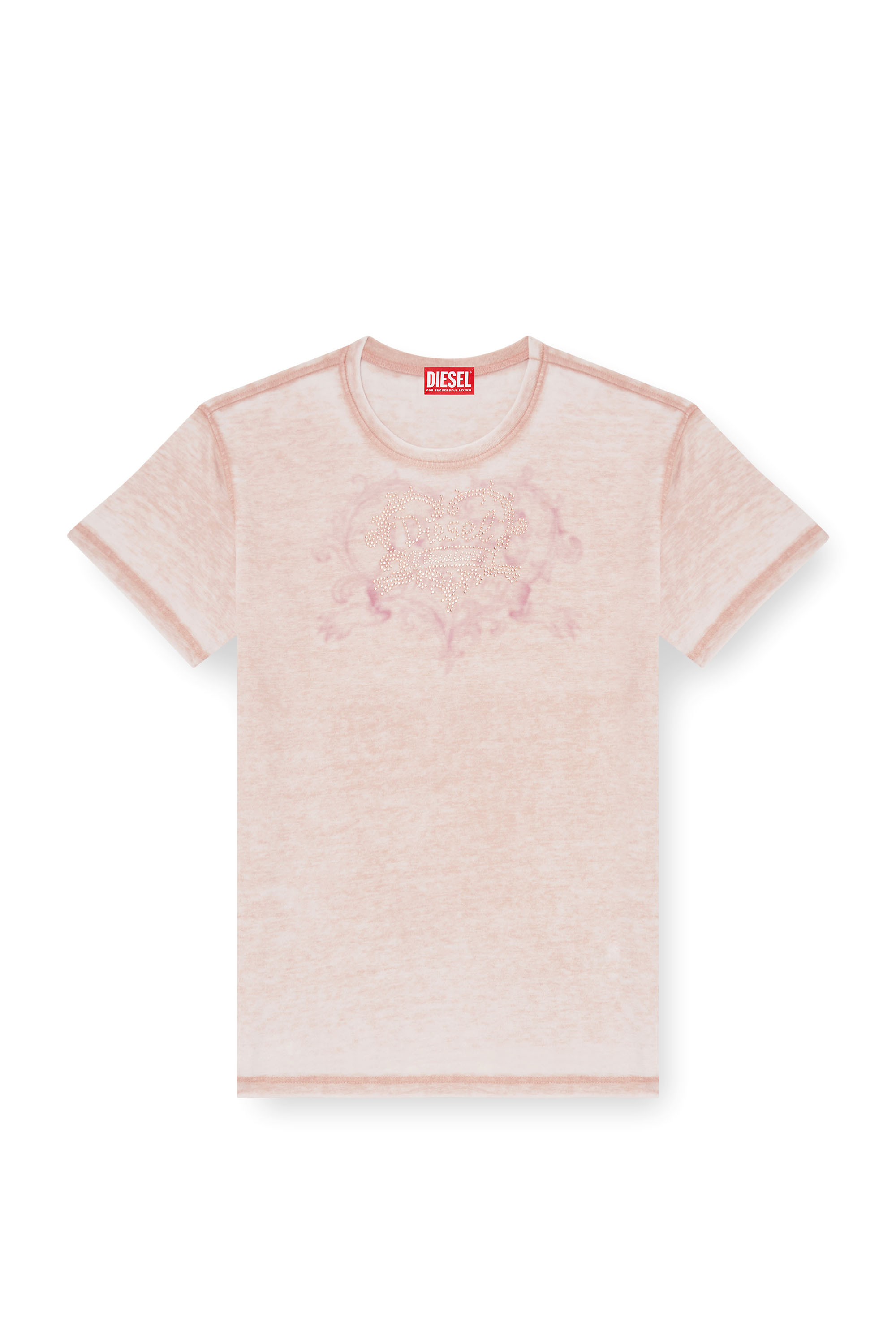 Diesel - T-NORMY-AA5, Female's Tシャツ in フェースパウダー - 2