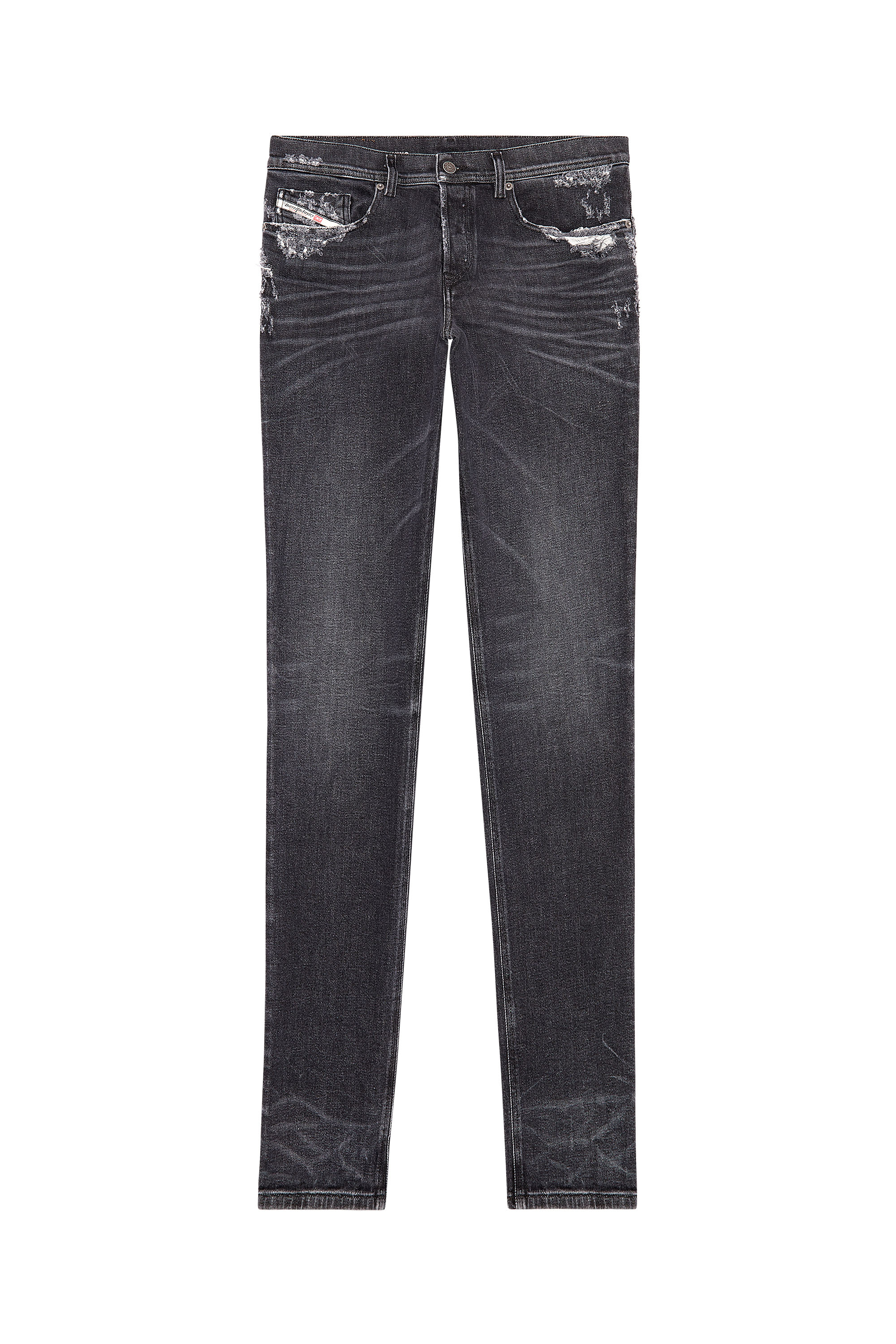 Diesel - Tapered Jeans 2023 D-Finitive 09G23, ブラック/ダークグレー - Image 3