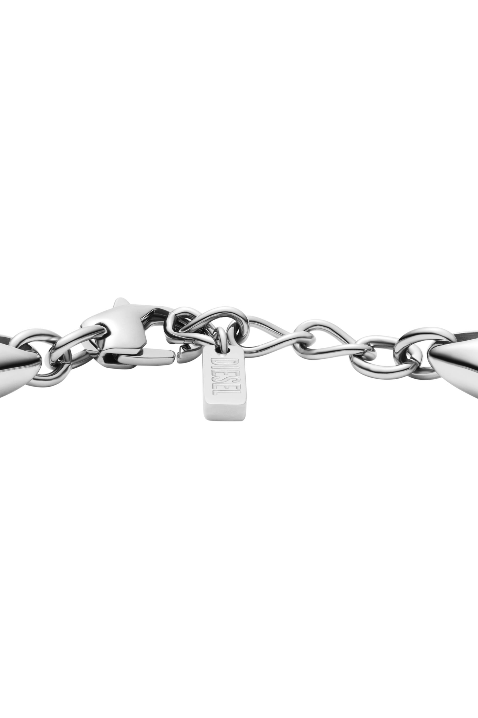 Diesel - DX1643040 JEWELLERY, Unisex's Stainless steel bangle bracelet in シルバー - 2