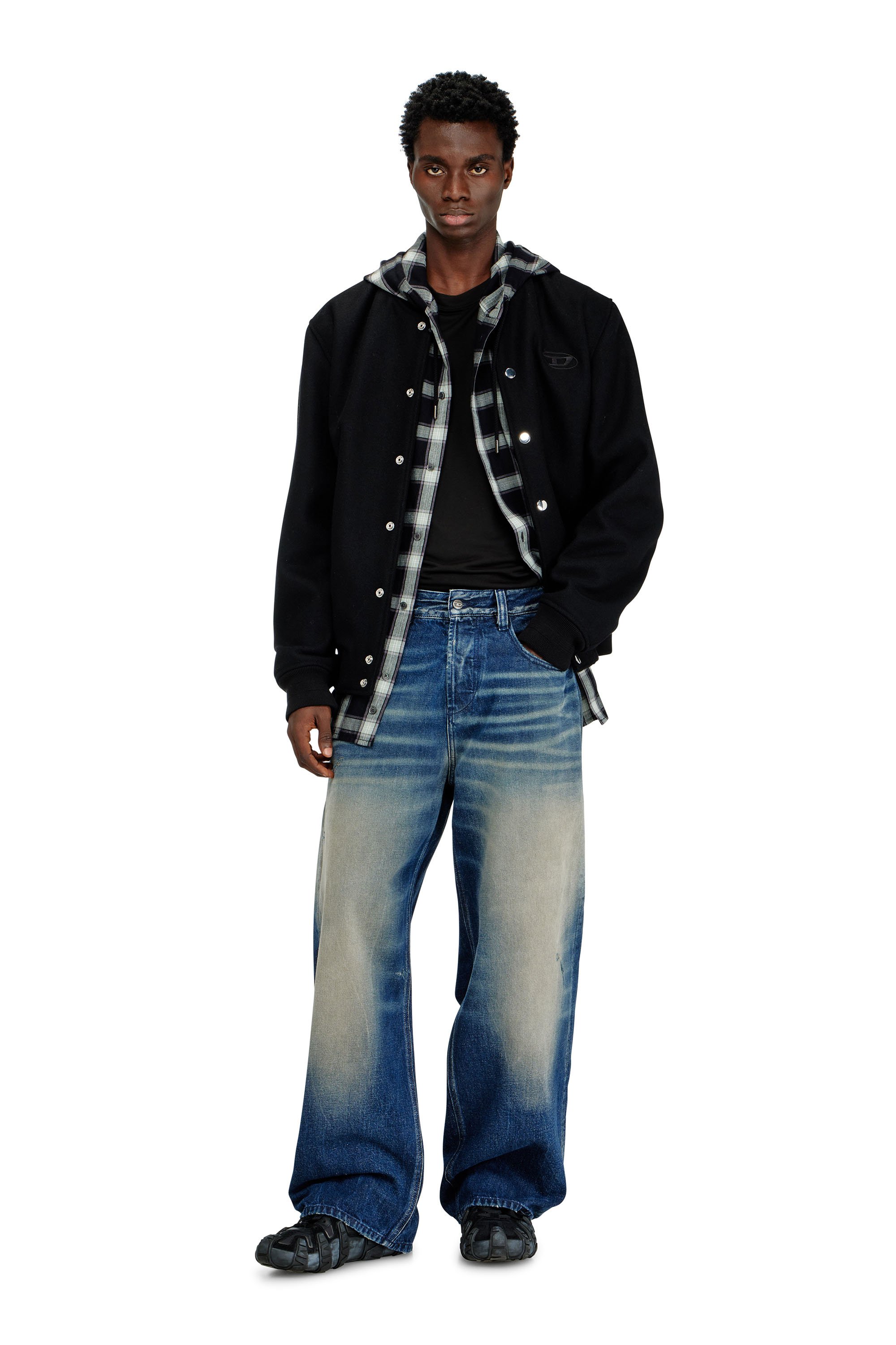 Diesel - Unisex's Relaxed Jeans 1997 D-Enim 007DQ, ダークブルー - 2