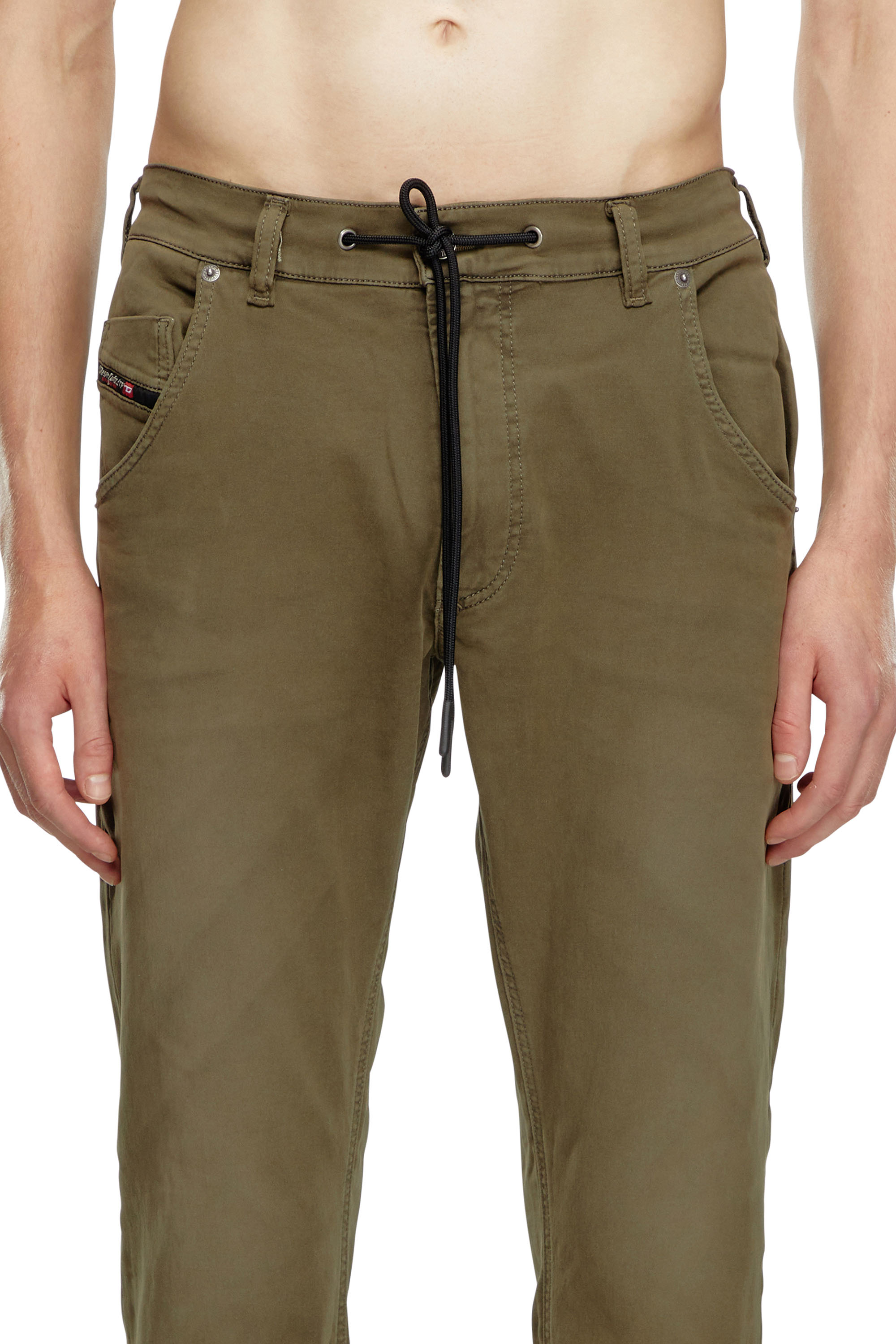 Diesel - Male's Regular 2030 D-Krooley Joggjeans® 0670M, ミリタリーグリーン - 5