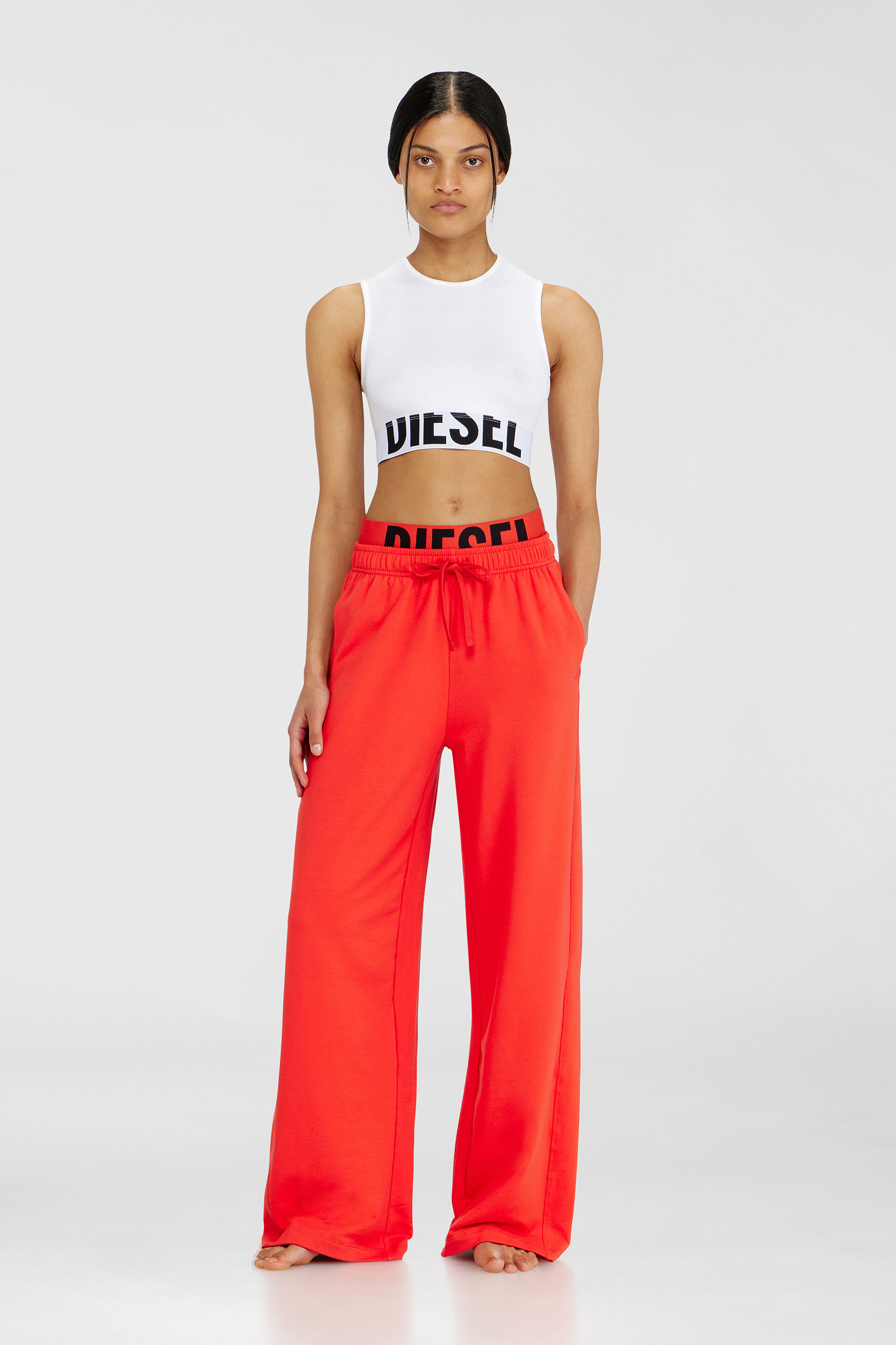 Diesel - LESLIE-D-POP, Female's スウェットパンツ in レッド - 1