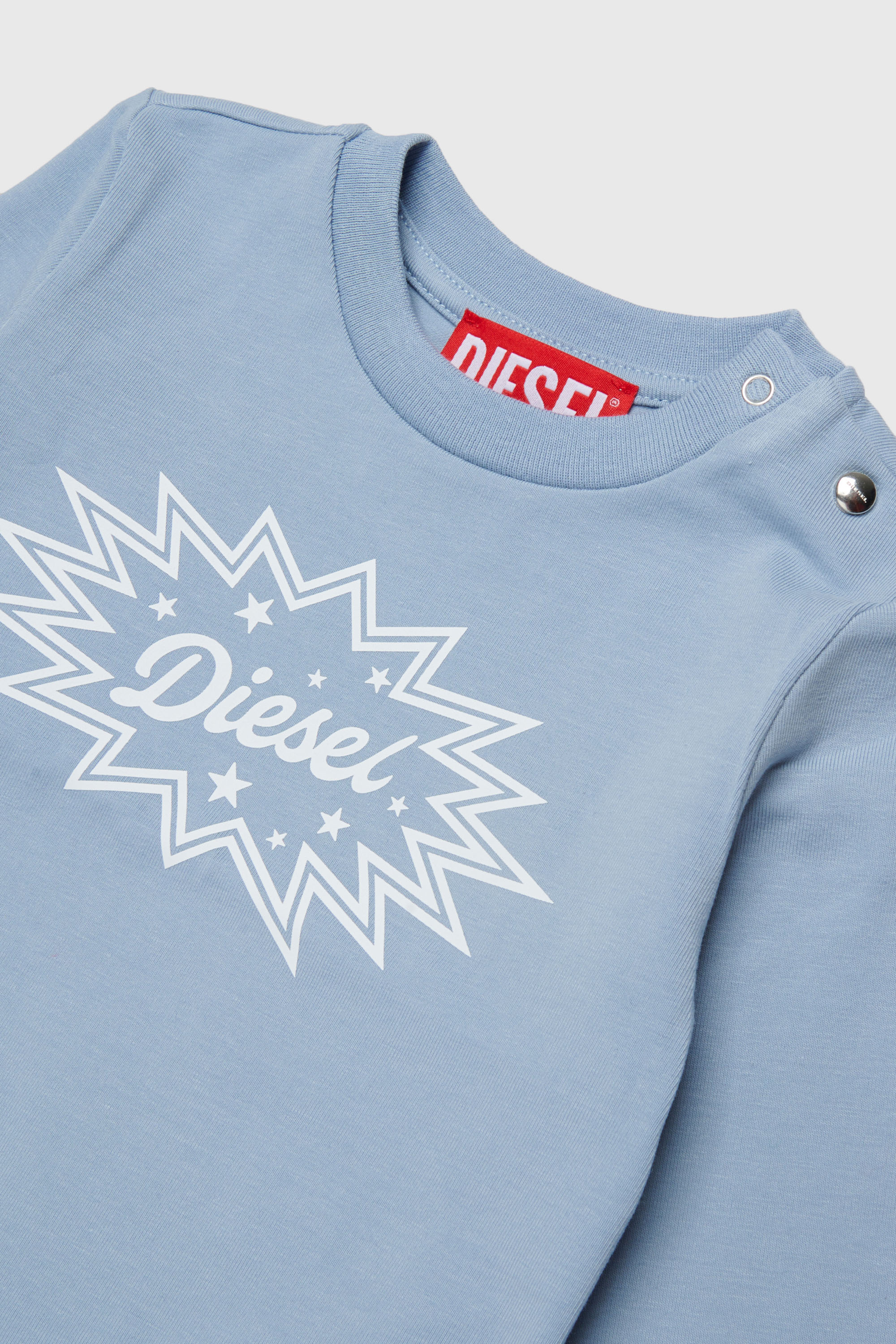 Diesel - TFUMB, Female's Tシャツ in ライトブルー - 3