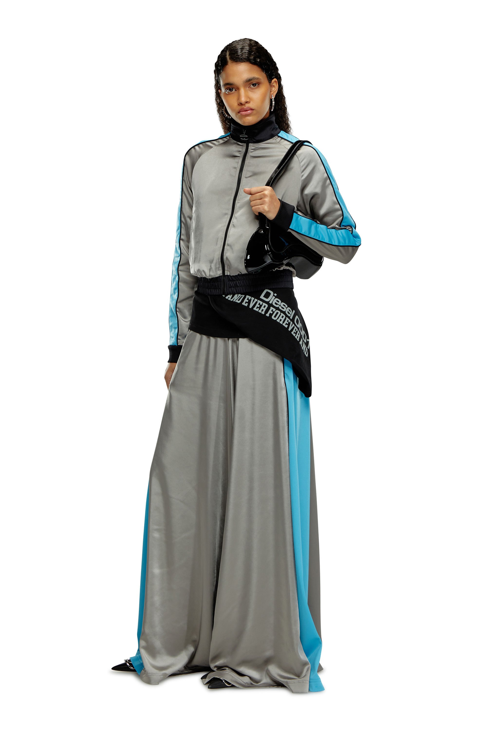 Diesel - PLAY CROSSBODY, Female's Play-Glossy crossbody bag in ブラック - 1