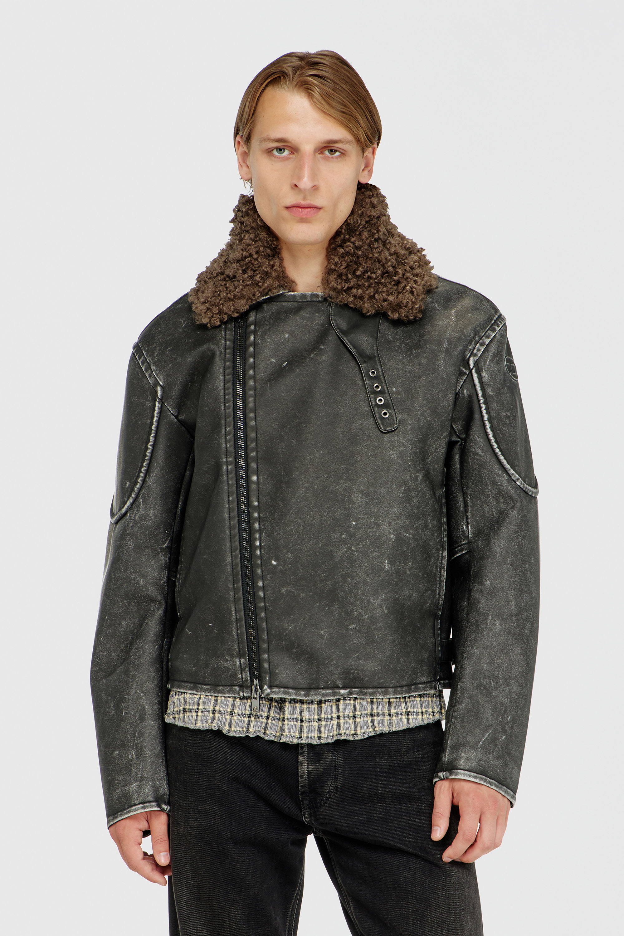 Diesel - W-ALEX, Male's ジャケット in ダークグレー - 6