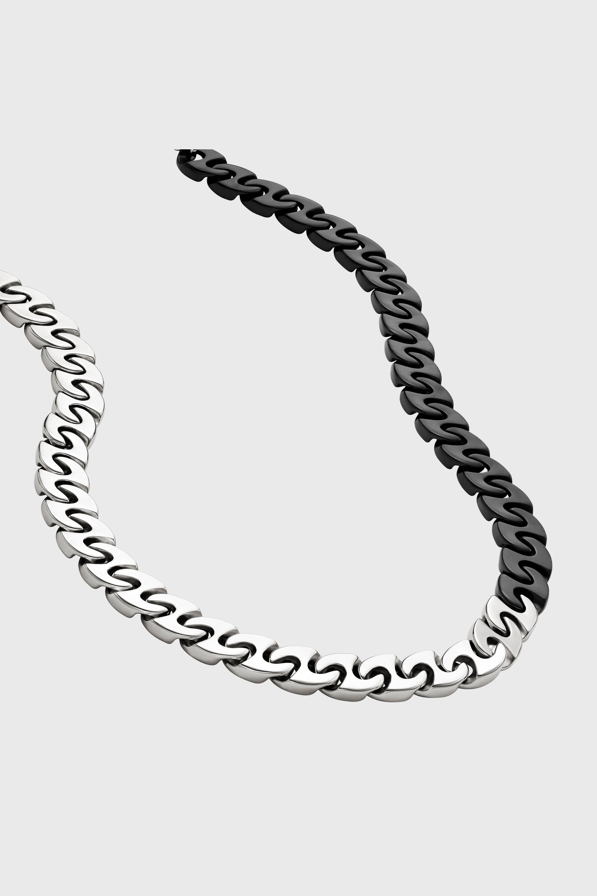 Diesel - DX1530931, Unisex's ネックレス in シルバー/ブラック - 2