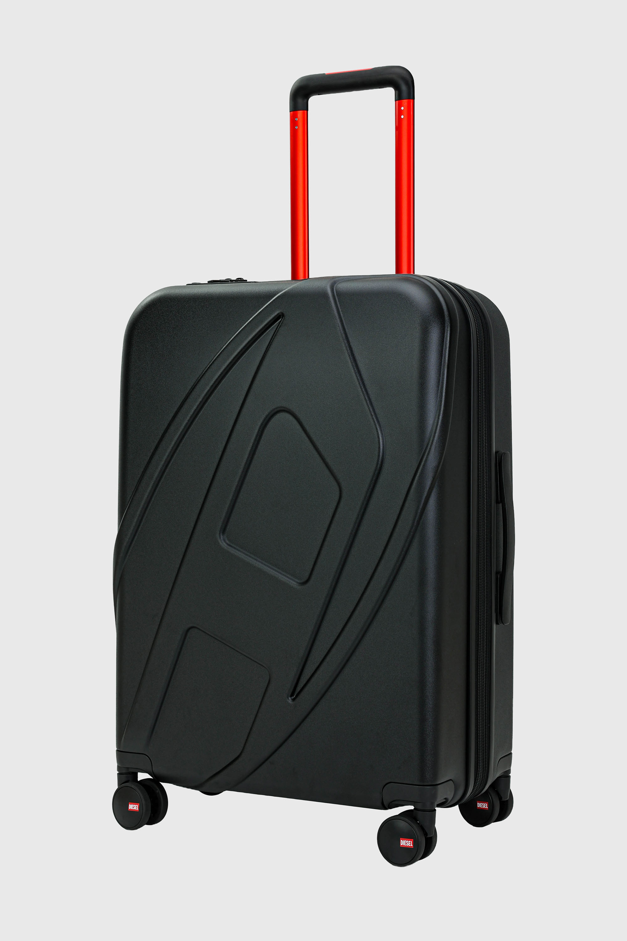 Diesel - LU0043 HARD LUGGAGE - DSL012, Unisex's Oval D suitcase size M in ブラック - 5