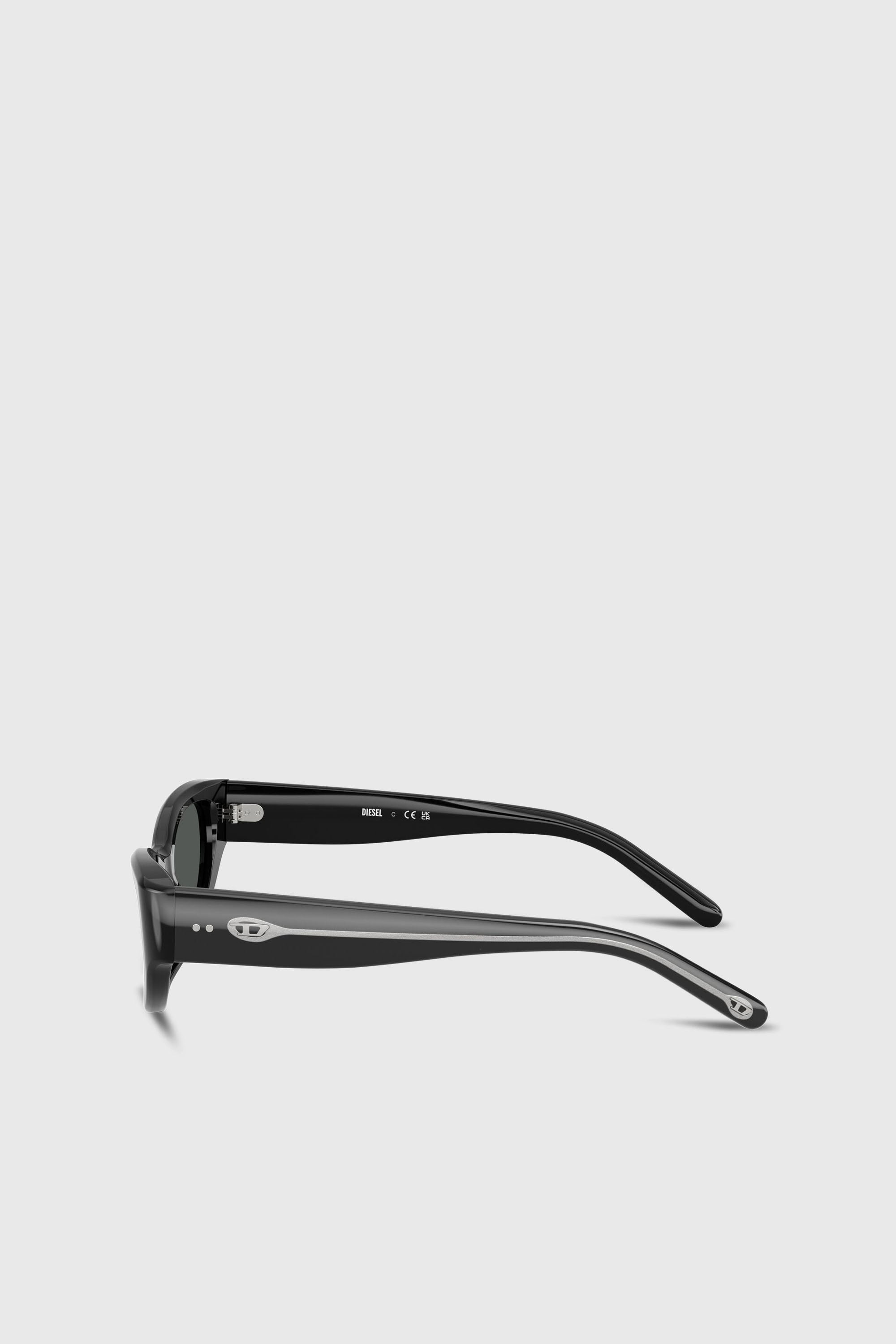 Diesel - 0DL2010U, Unisex's Cat-eye style sunglasses in ブラック - 5