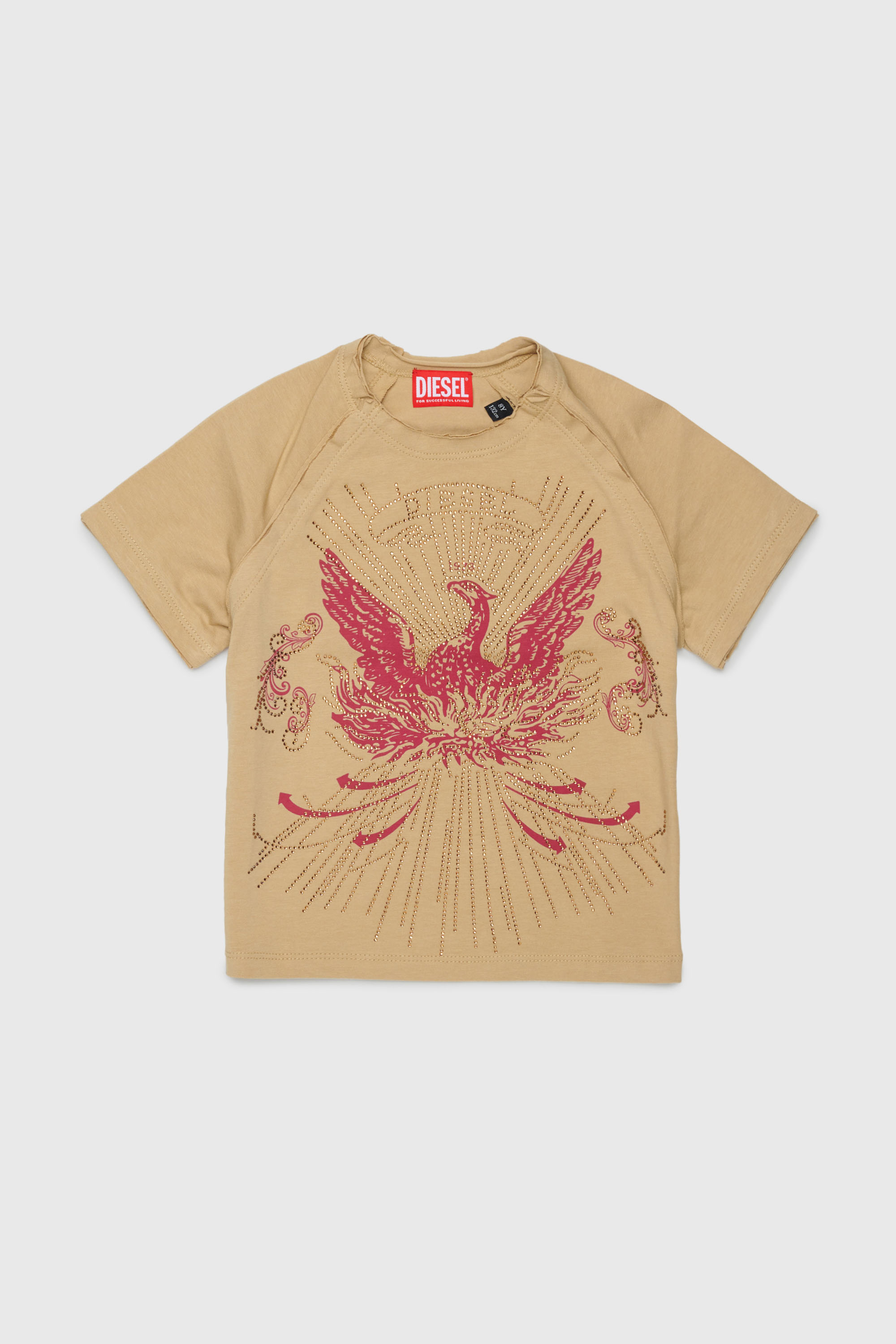 Diesel - TAROWEENA, Female's Tシャツ in ブラウン - 1