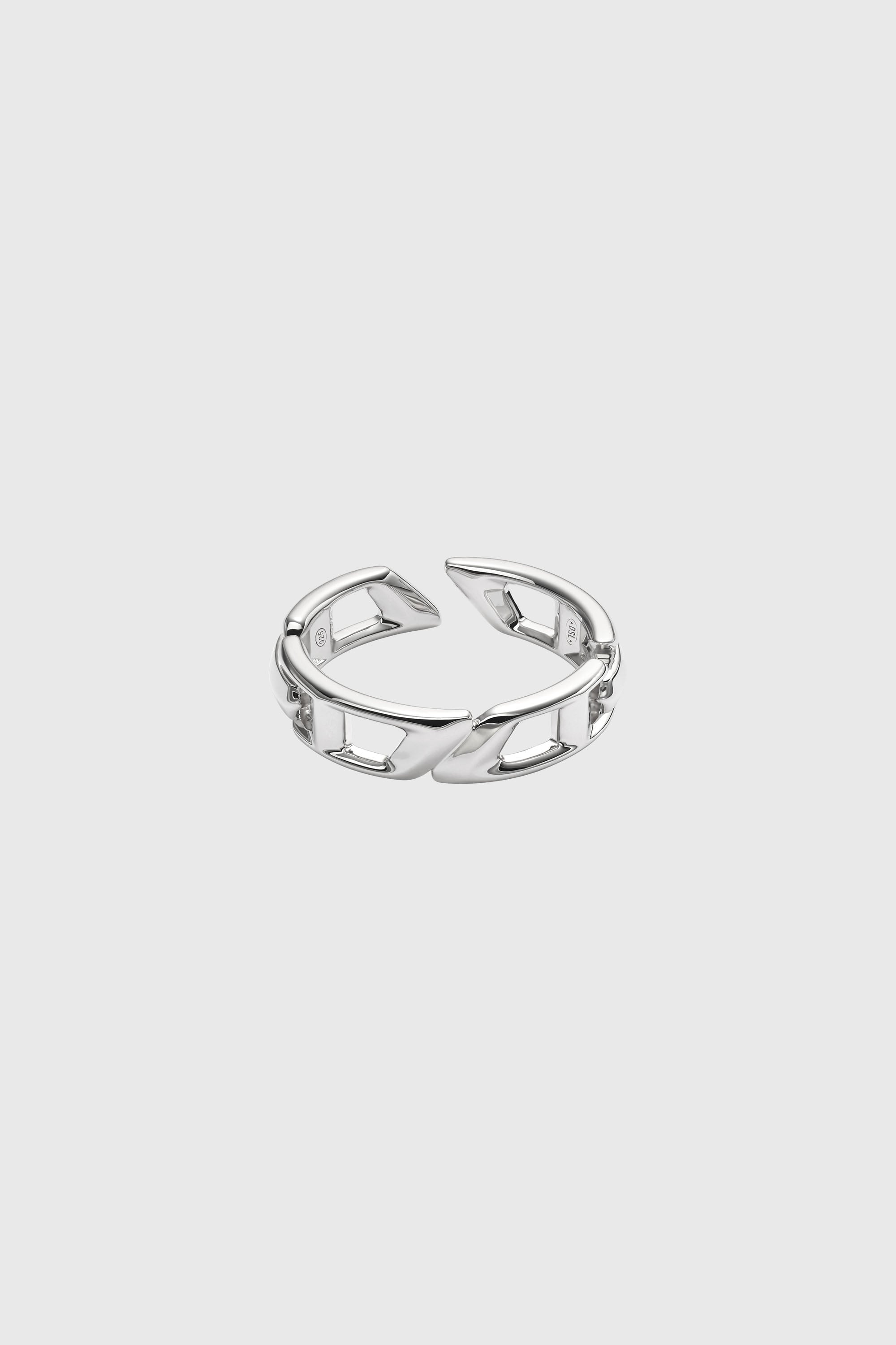Diesel - DL1349040 STERLING SILVER JEWEL, Unisex's リング in シルバー - 2