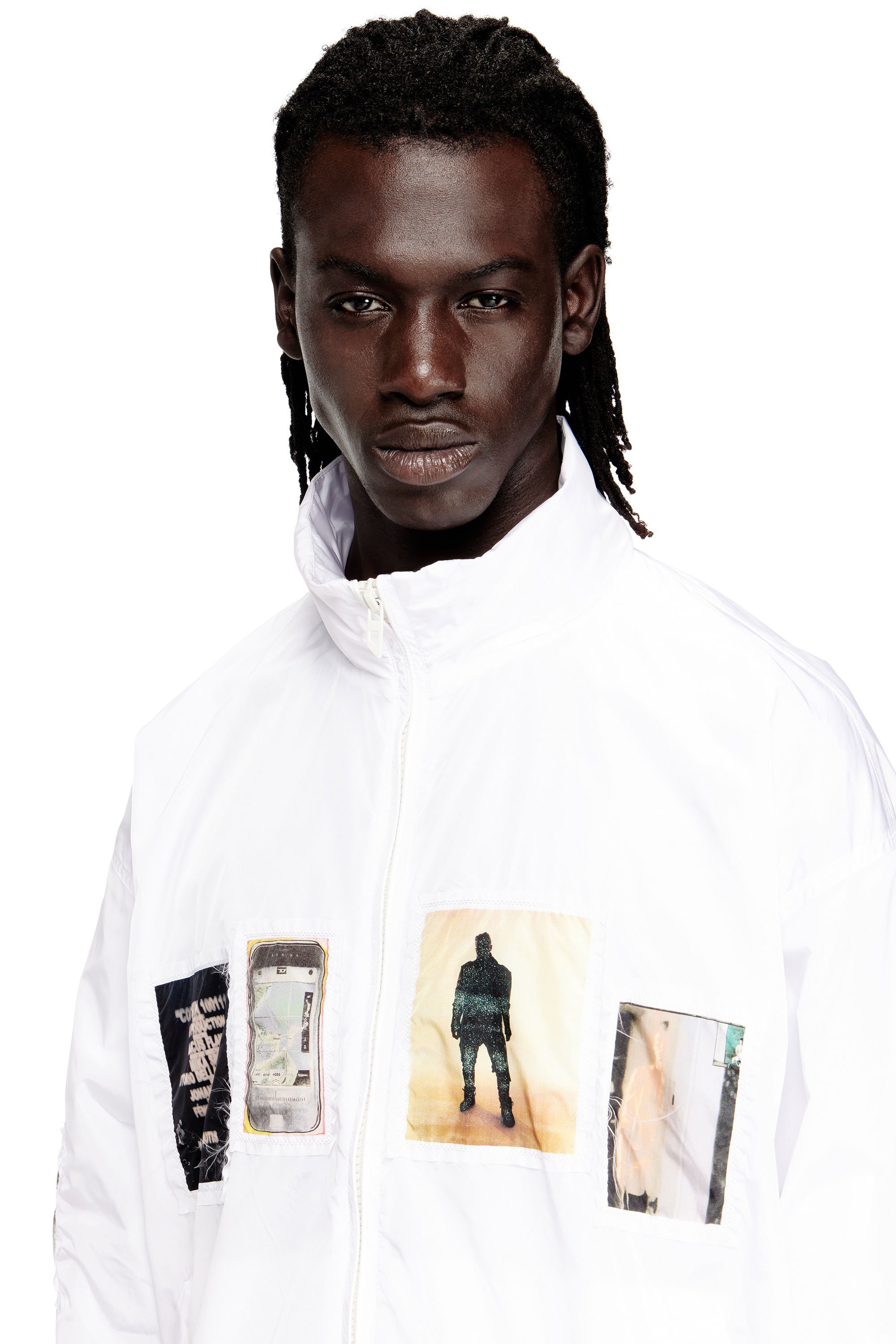 Diesel - J-CLAUS-A-GSBR, Male's ジャケット in ホワイト - 4