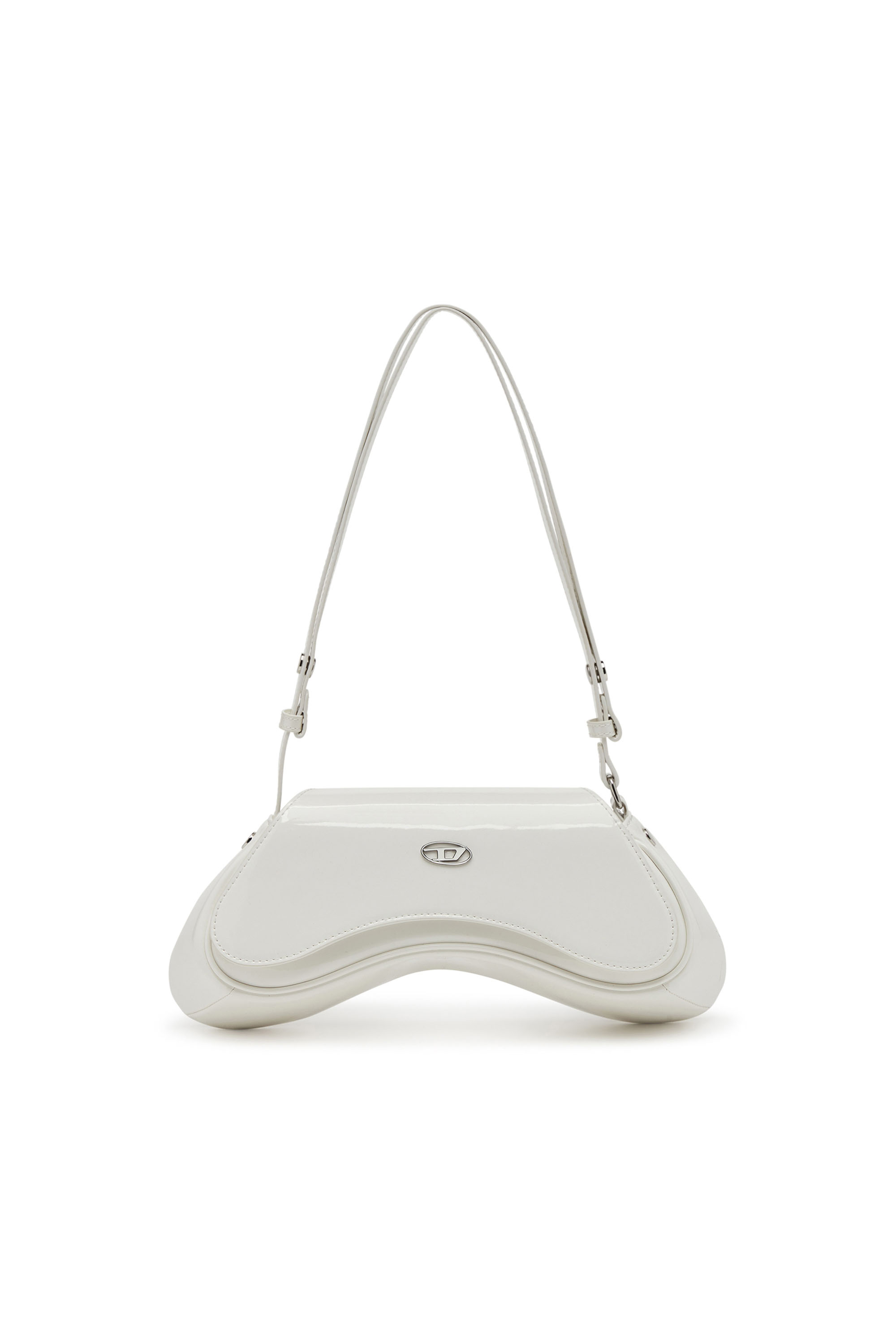 Diesel - PLAY CROSSBODY, Female's Play-Glossy crossbody bag in ホワイト - 2