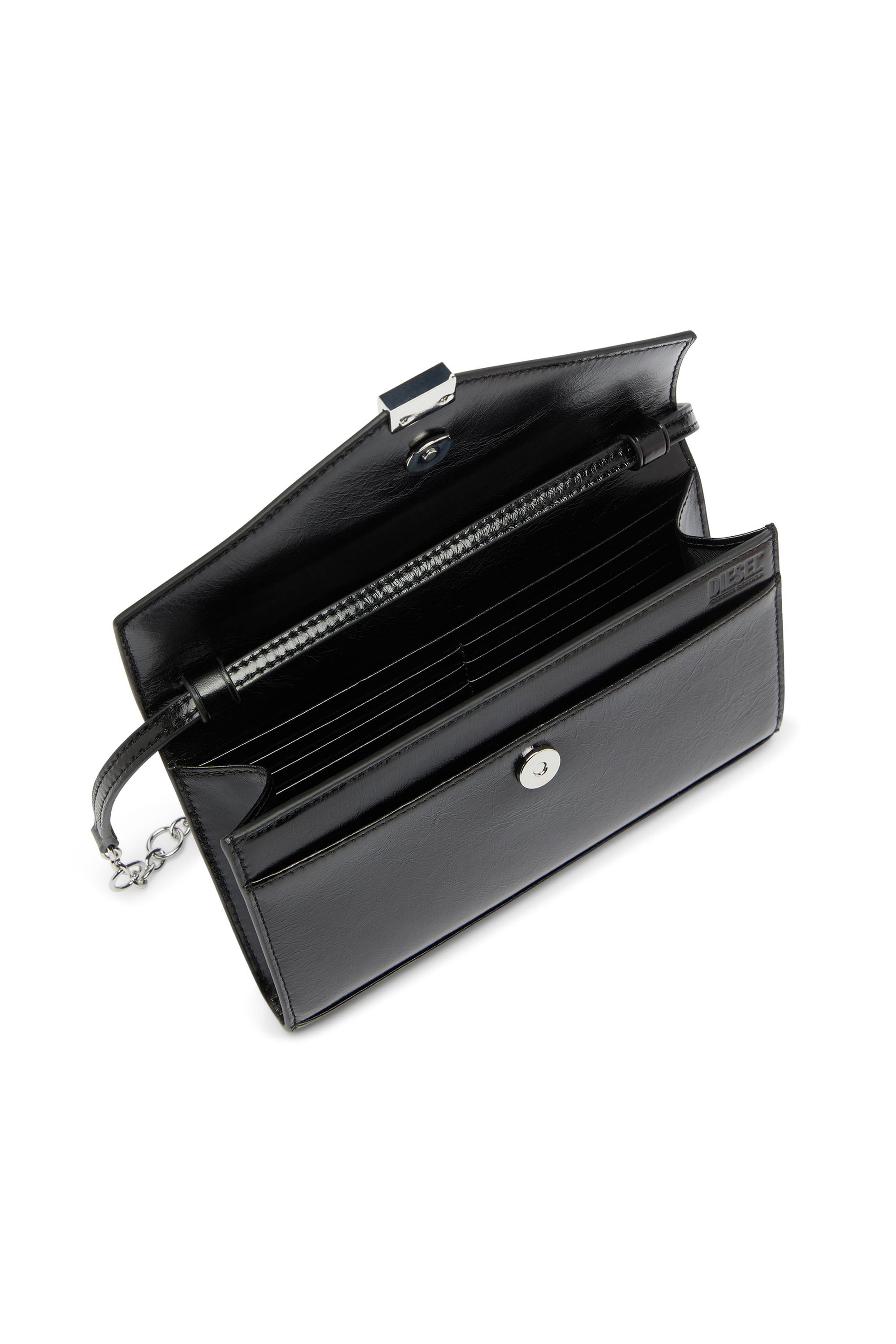 Diesel - D-ENVELOP WALLET ON CHAIN, Female's ウォレットバッグ in ブラック - 4