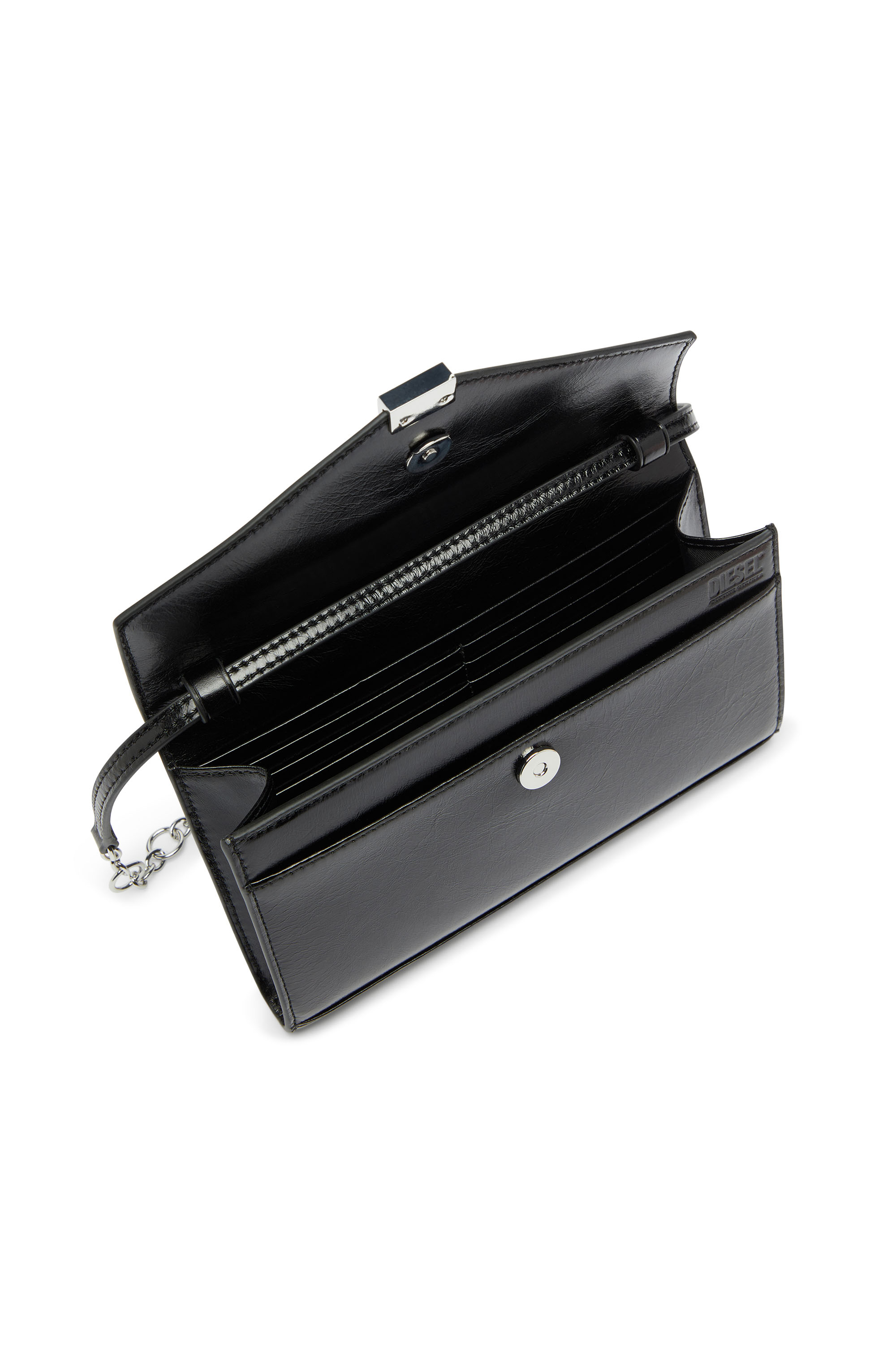 Diesel - D-ENVELOP WALLET ON CHAIN, Female's ウォレットバッグ in ブラック - 4
