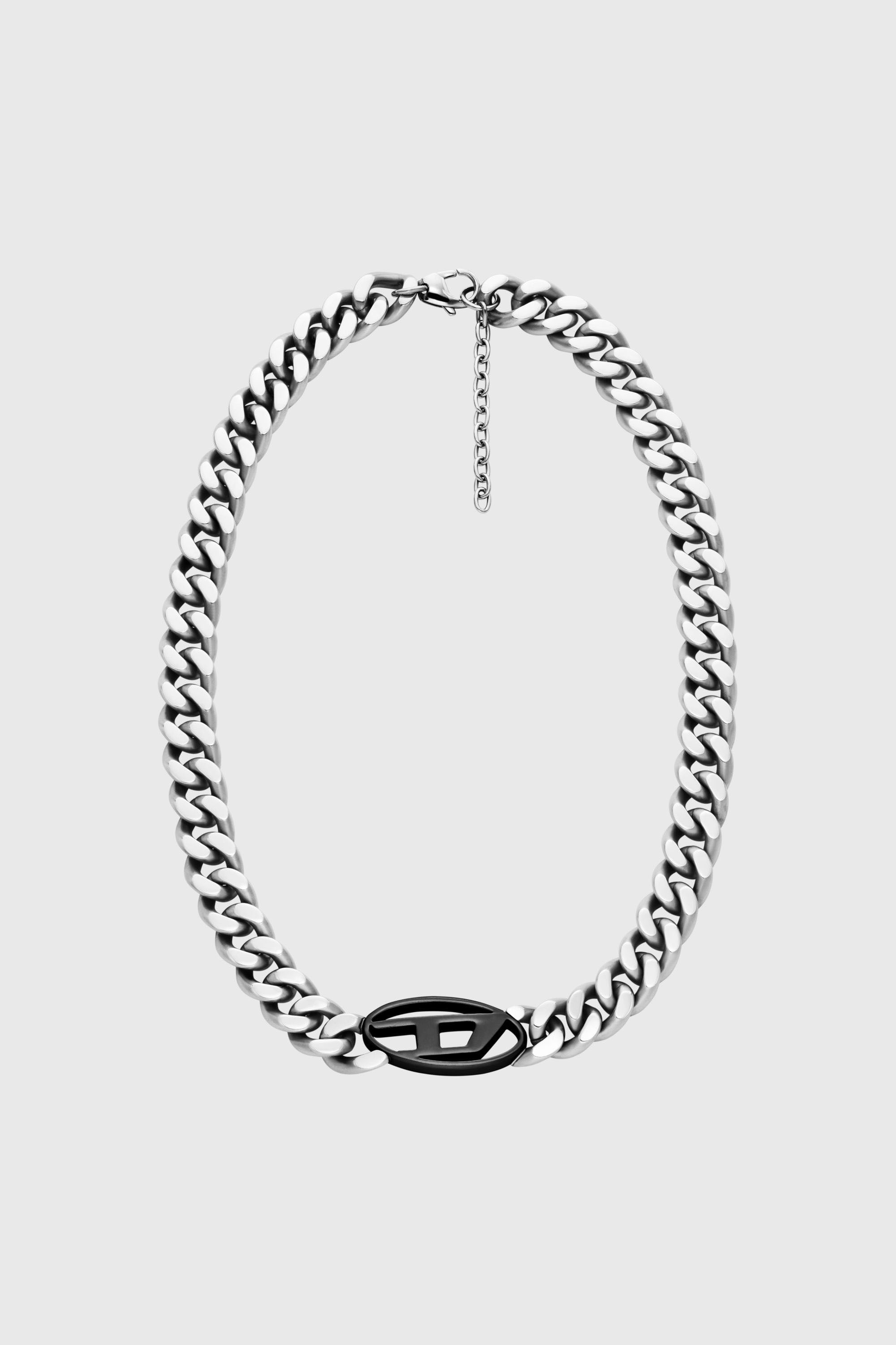 Diesel - DX1635931 JEWELLERY, Unisex's ネックレス in シルバー/ブラック - 1