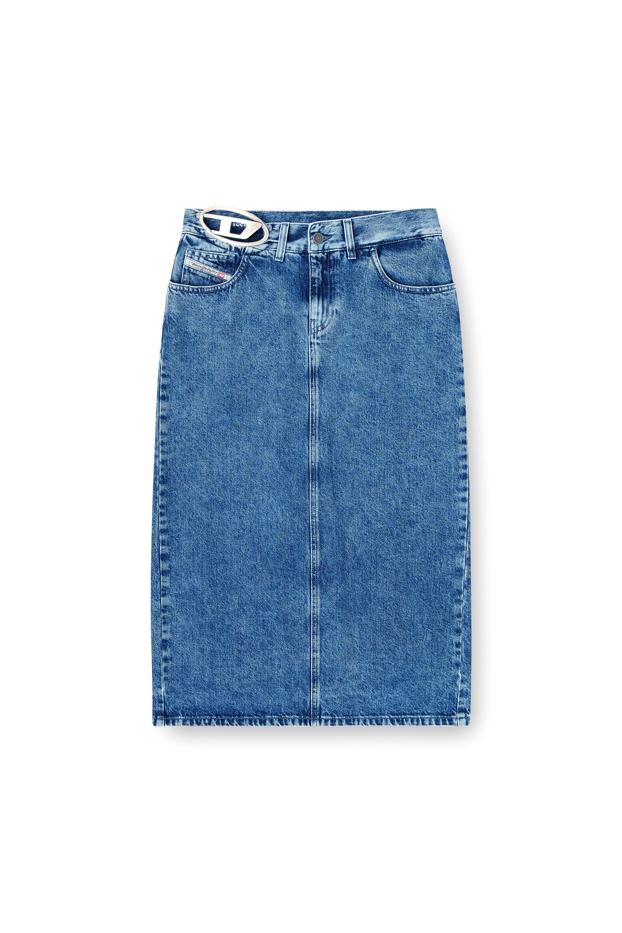 Diesel - DE-SKYE-S1, Female's デニムスカート in ブルー - 2