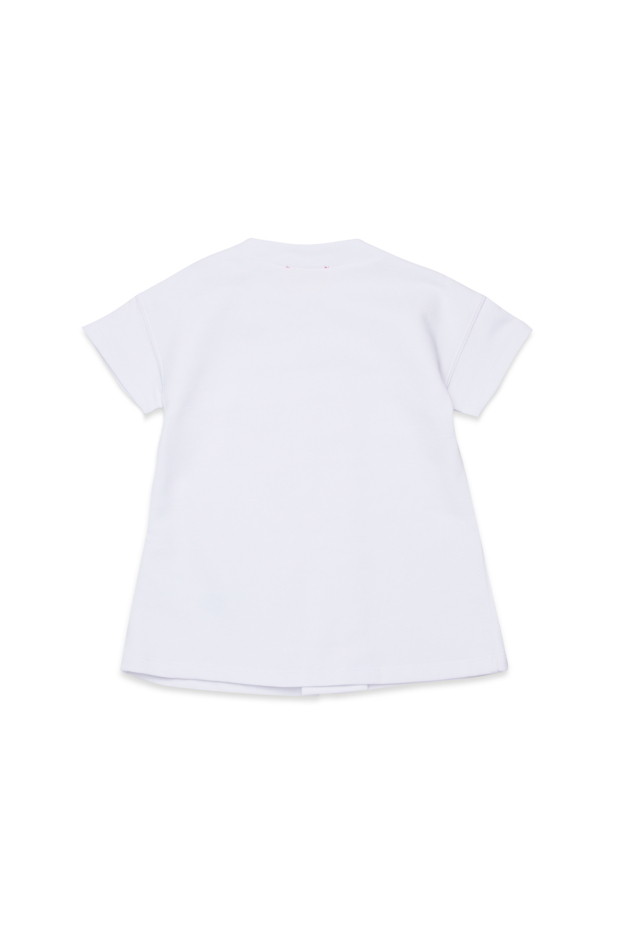 Diesel - DROWELB, Female's Sweatshirt dress with inverted pleat in ホワイト - 2