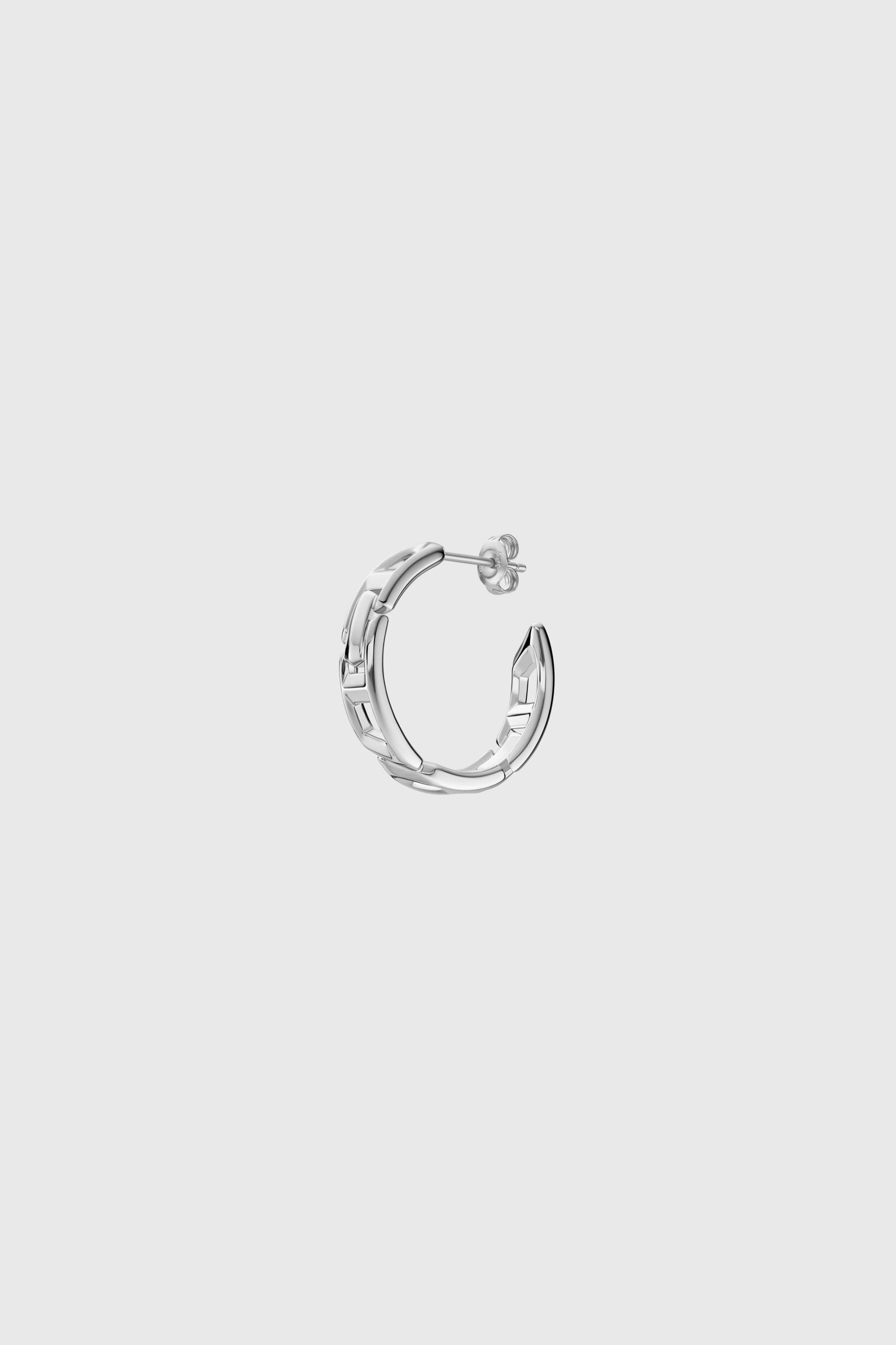 Diesel - DL1361040 STERLING SILVER JEWEL, Unisex's ピアス（片耳用） in シルバー - 1