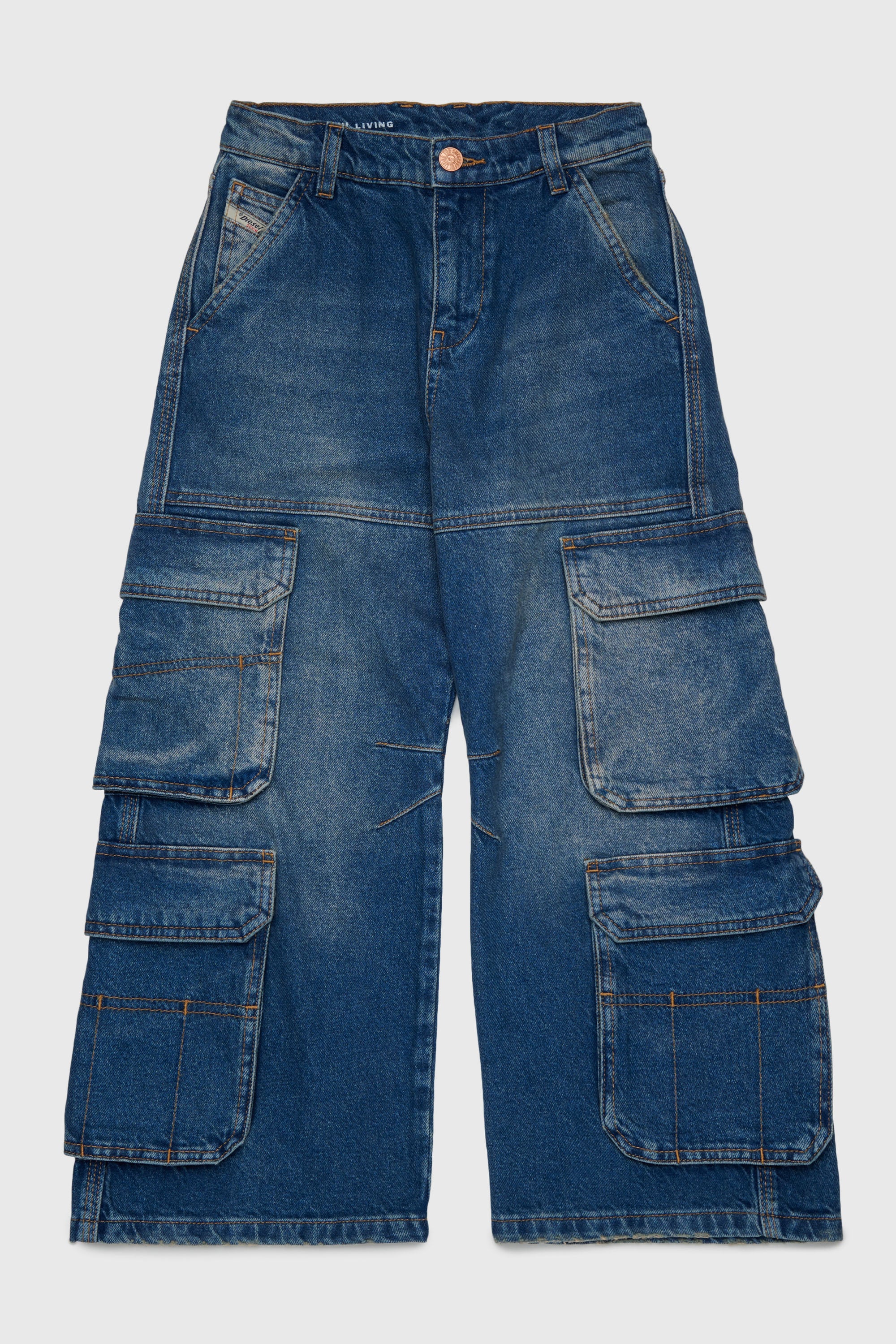 Diesel - Female's D-ARGJX-CARGO-S-J, ミディアムブルー - 1