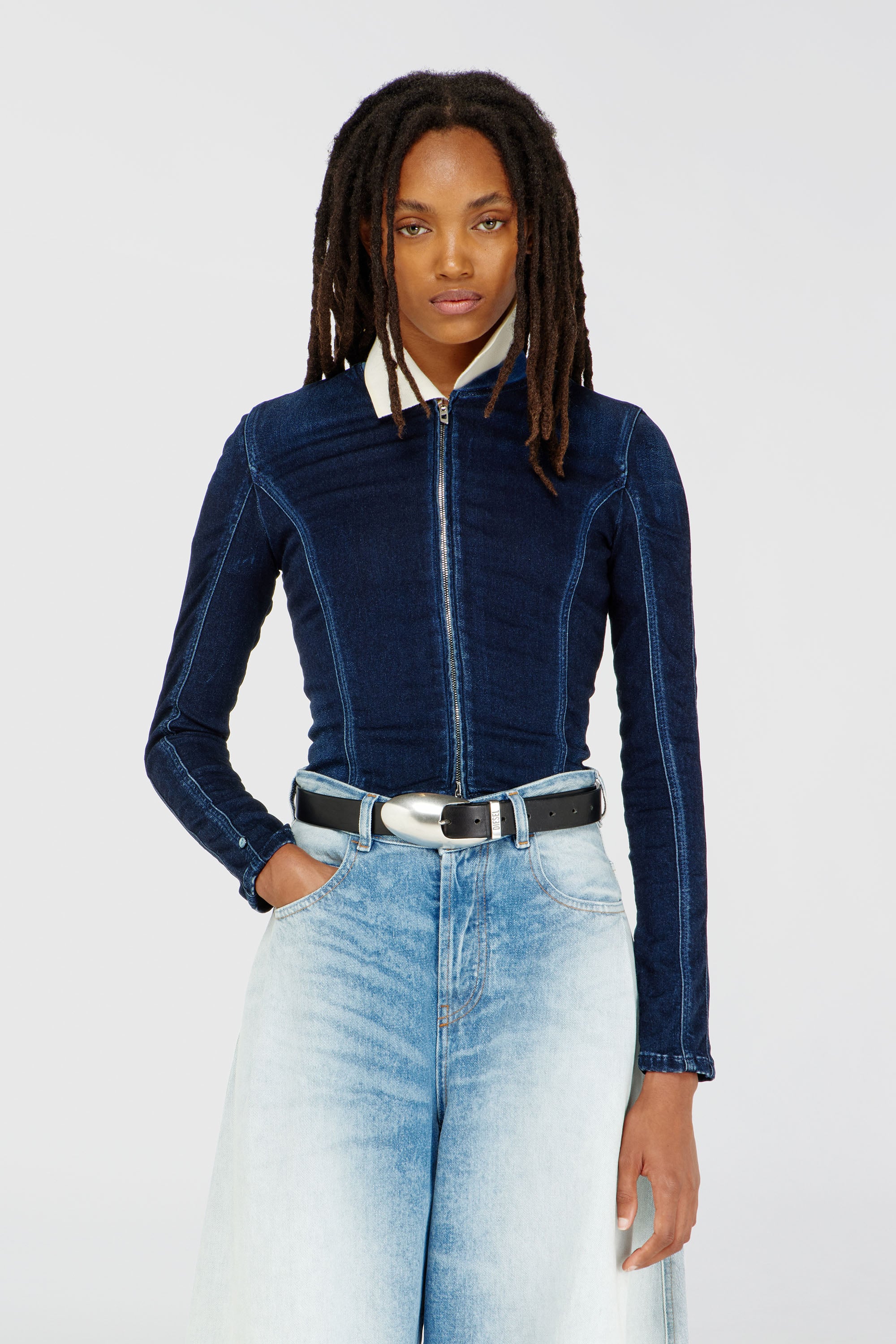 Diesel - DE-GARY-D JOGG, Female's ジョグ トップ in ダークブルー - 1