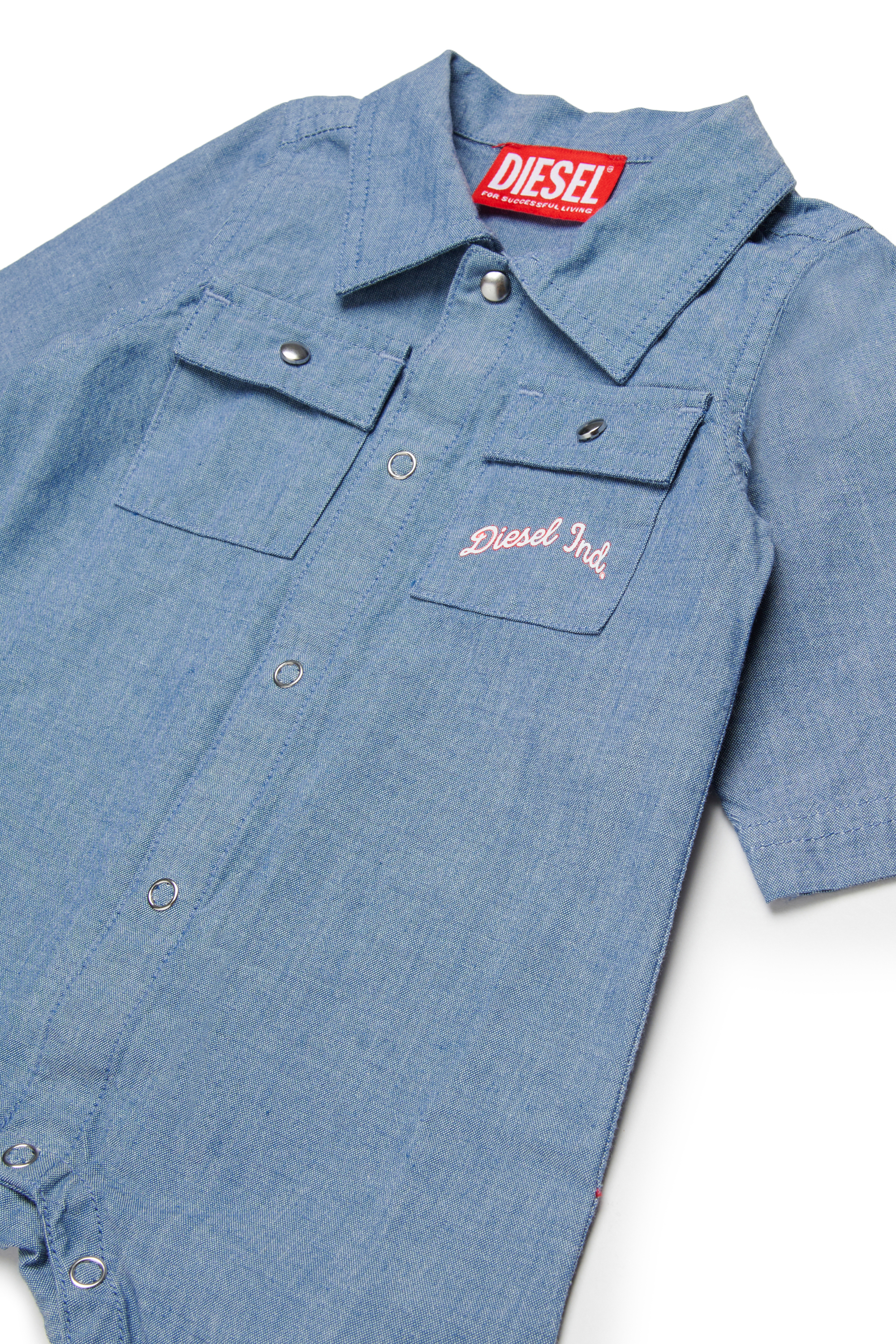 Diesel - JUSTY-NB, Unisex's カバーオール in ブルー - 3