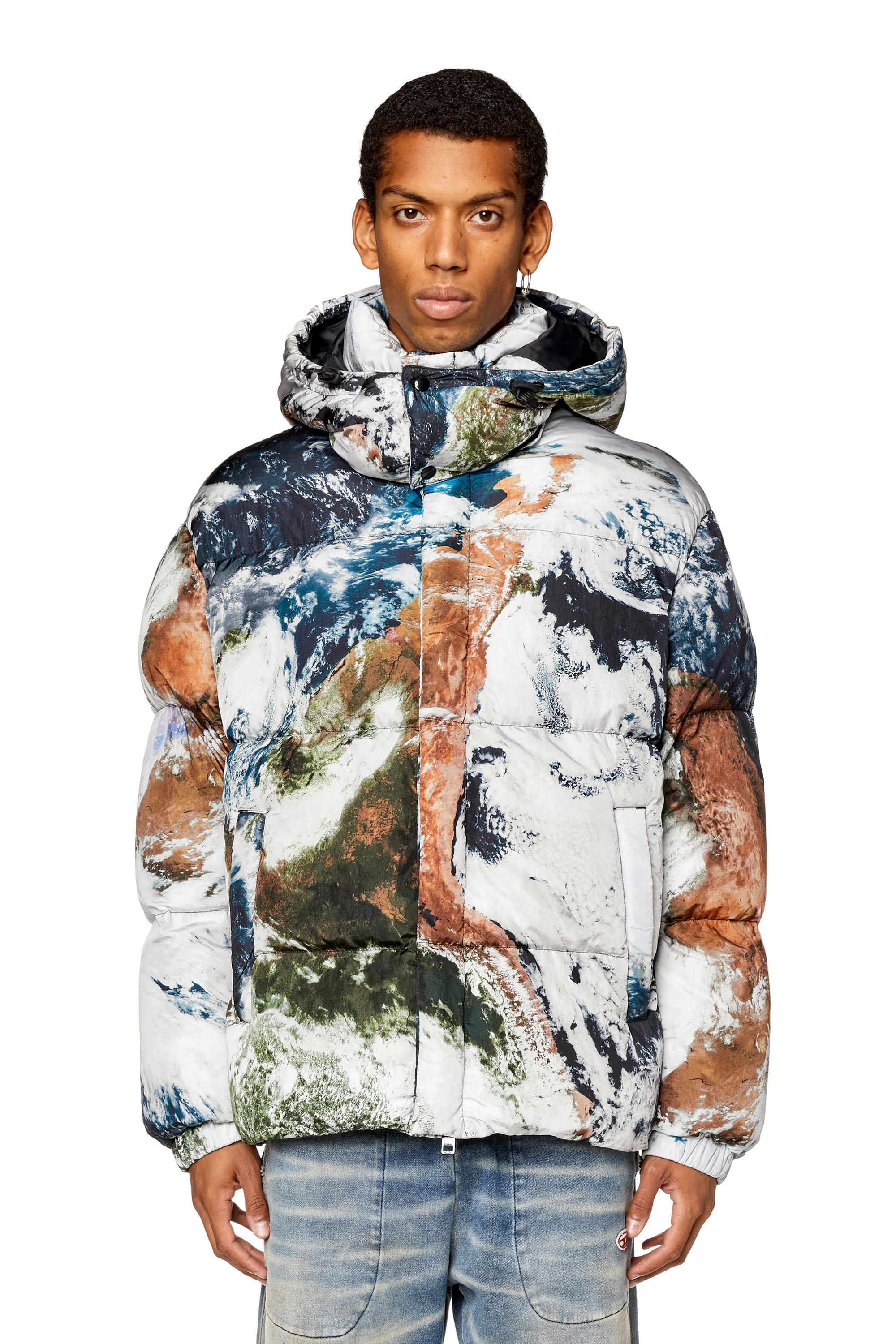 Diesel - W-ROLFYS-FD-PRINT, ブラック/ホワイト - Image 5