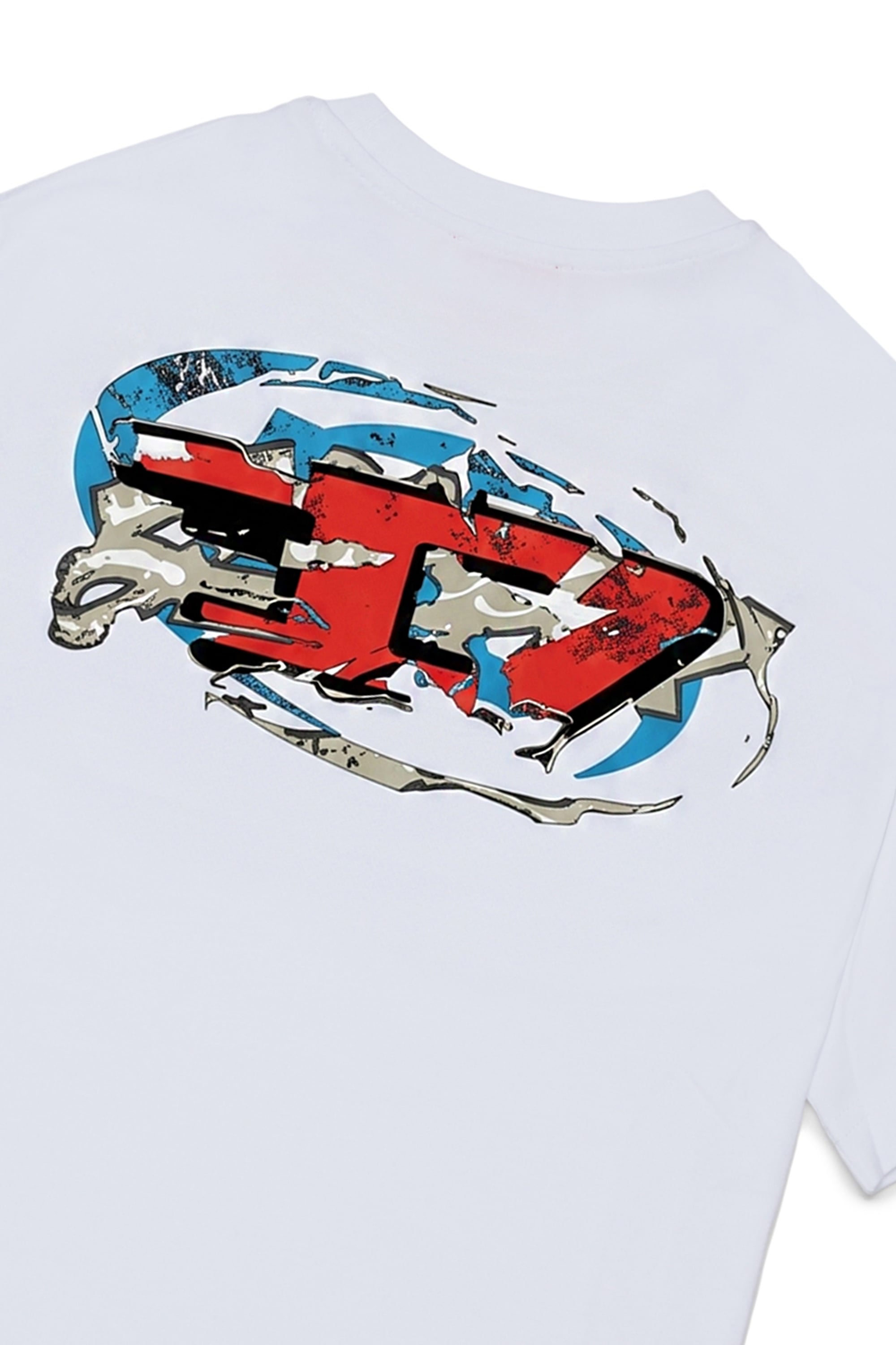 Diesel - TSCRAP OVER, Male's Tシャツ in ホワイト - 4