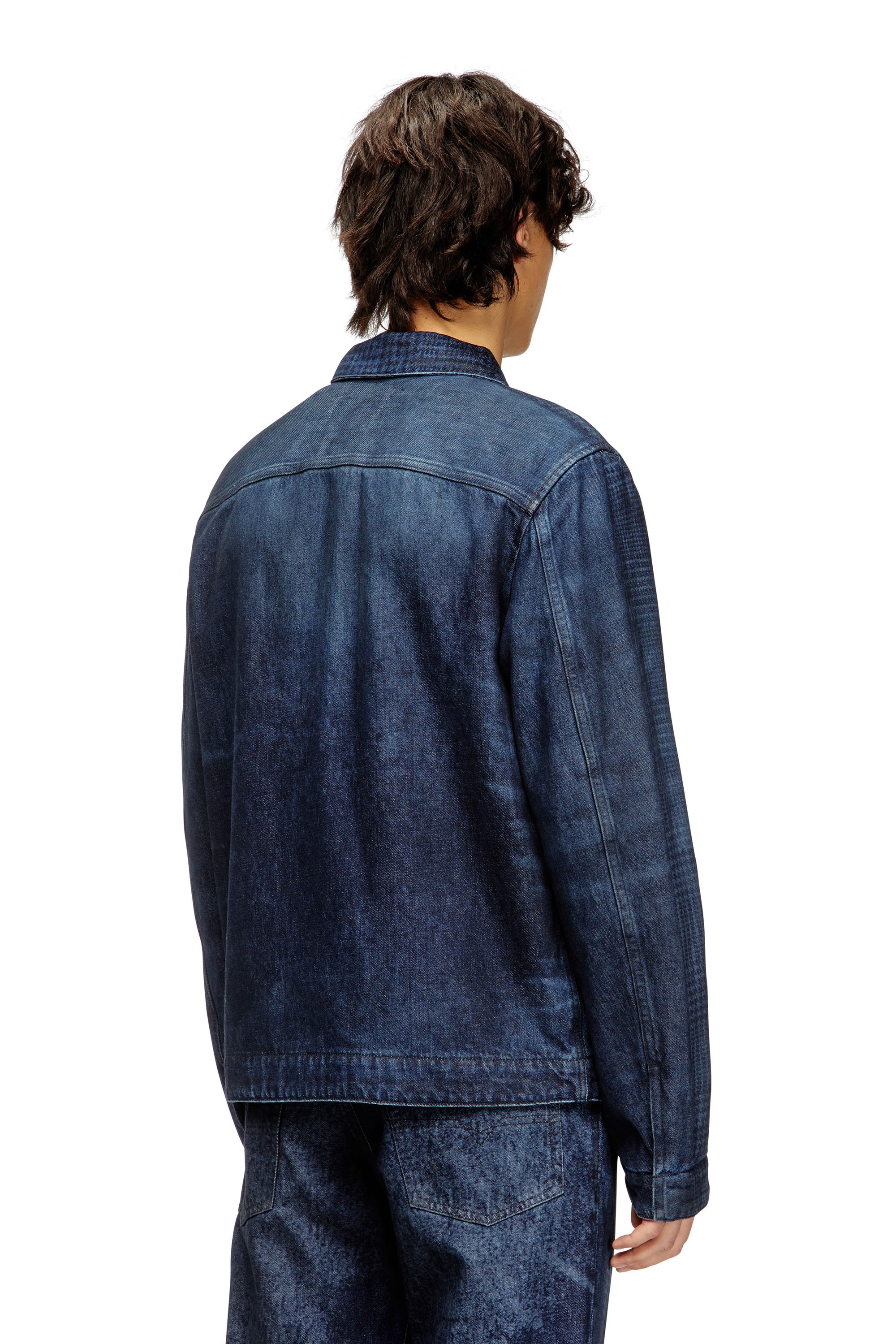 Diesel - D-ROHEEN-S, Male's デニムジャケット in ブルー - 4