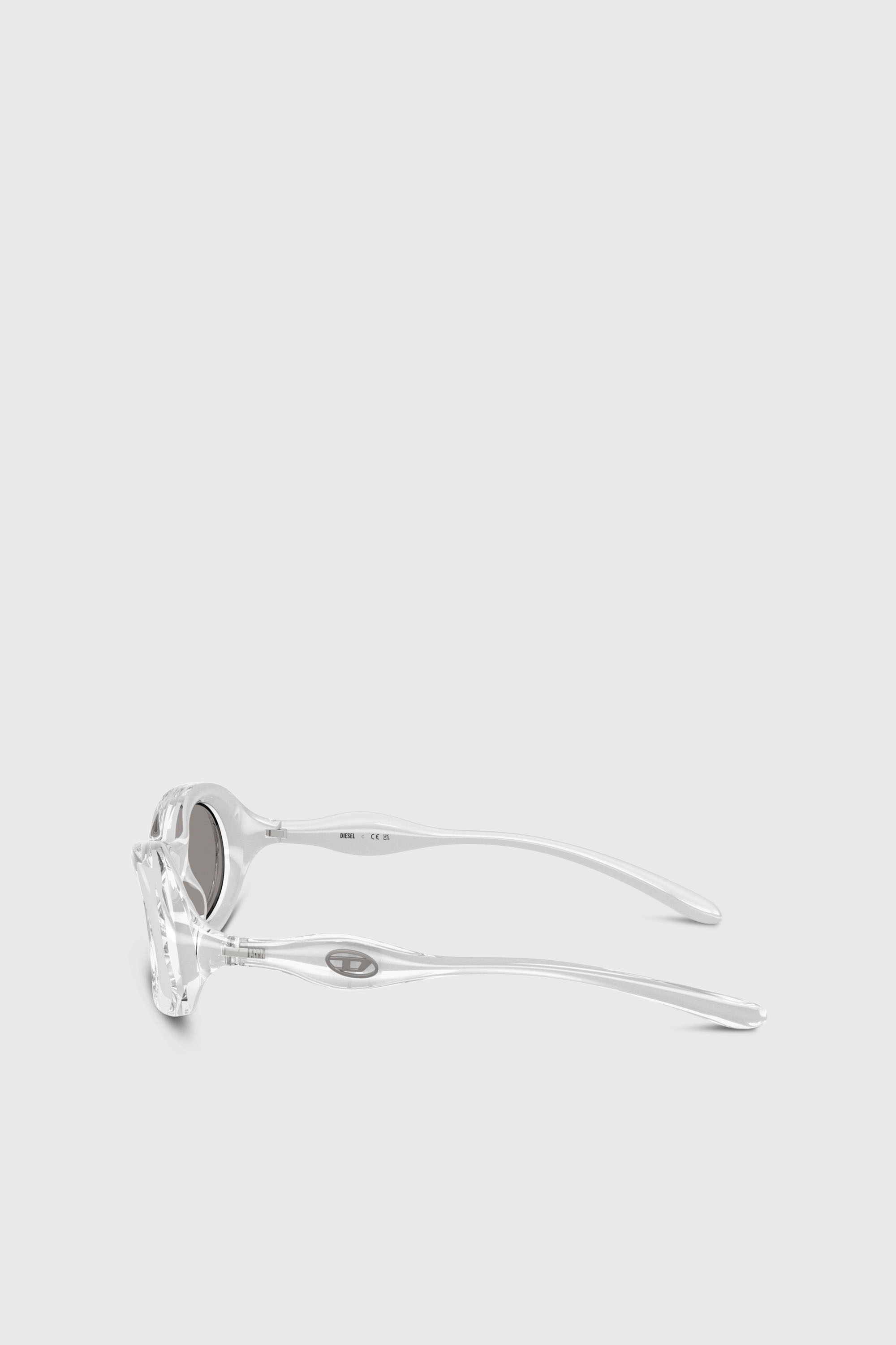 Diesel - 0DL3011U, Unisex's Oval sunglasses in グレー - 2