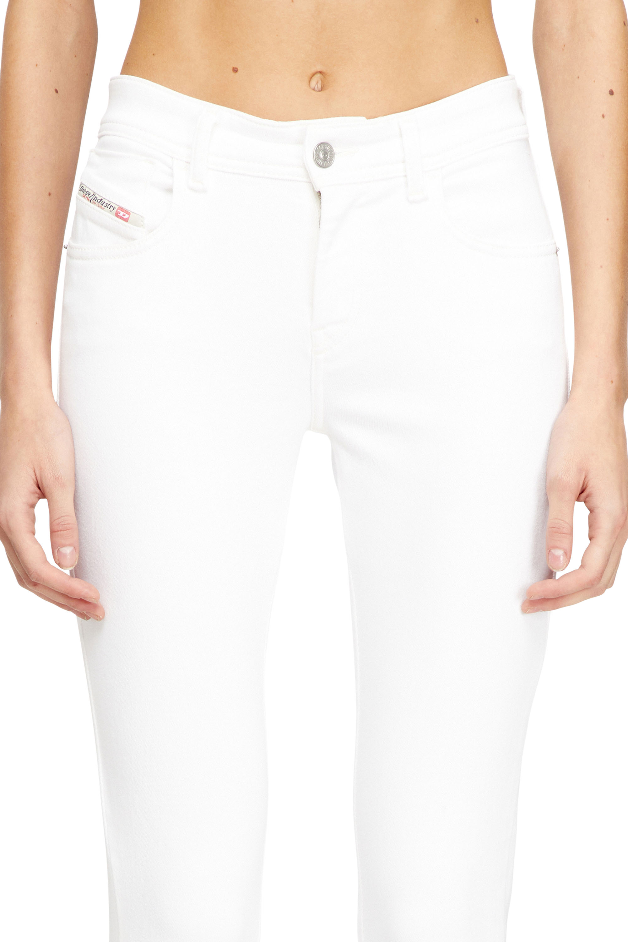 Diesel - Female's Skinny Jeans 2017 Slandy 09F90, ホワイト - 4