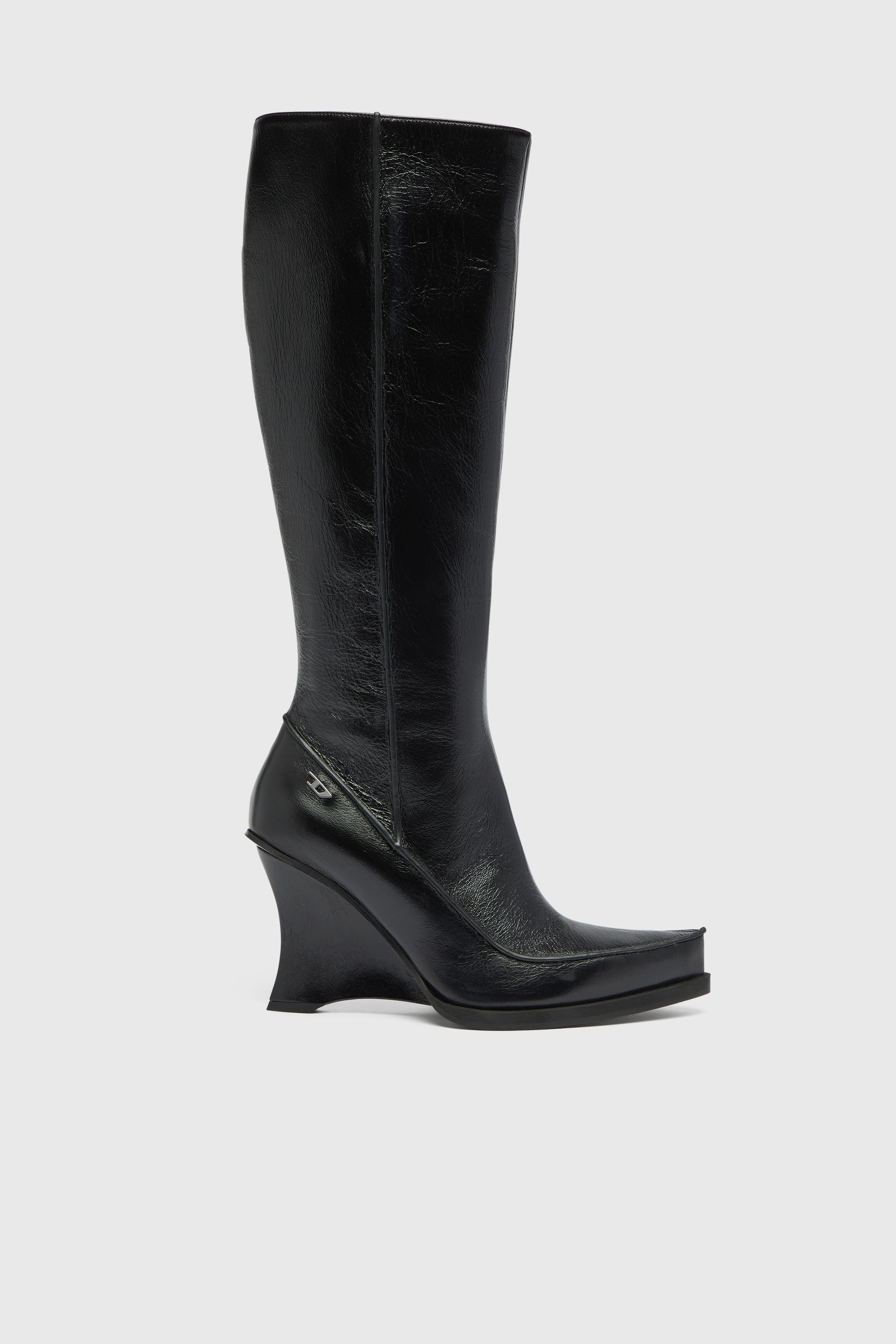Diesel - D-LUCETTE-90-KB W, Female's D-Lucette-Knee-high boots in leather in null - 1