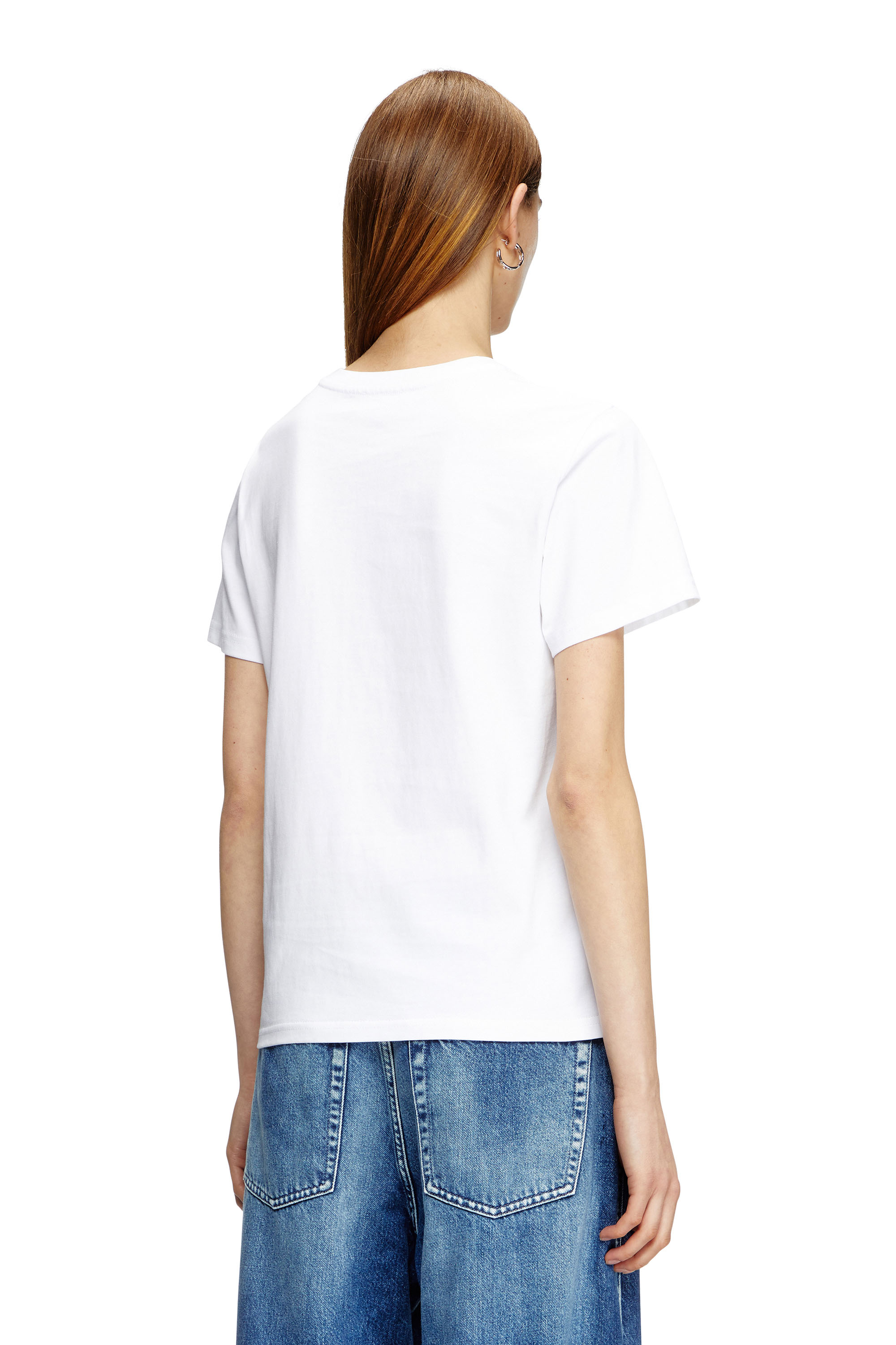 Diesel - T-REGS-OD-Q1, Female's Tシャツ in ホワイト - 4