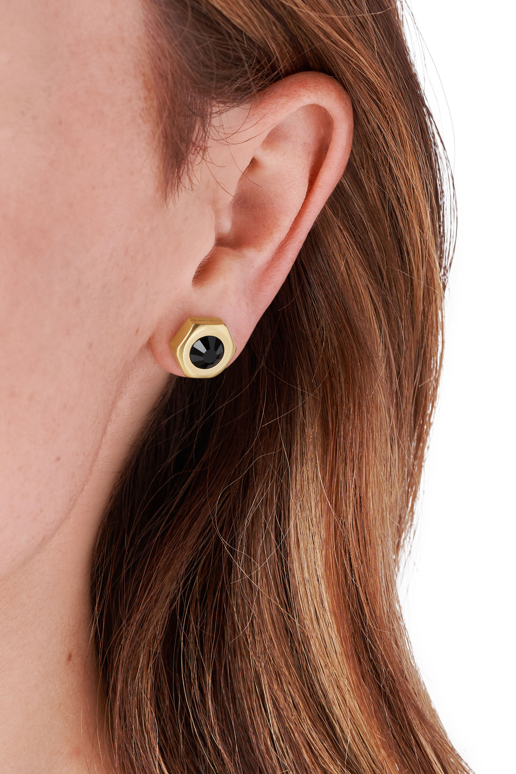 Diesel - DX1300, Male's ジュエリー ピアス in ゴールド/ブラック - 3