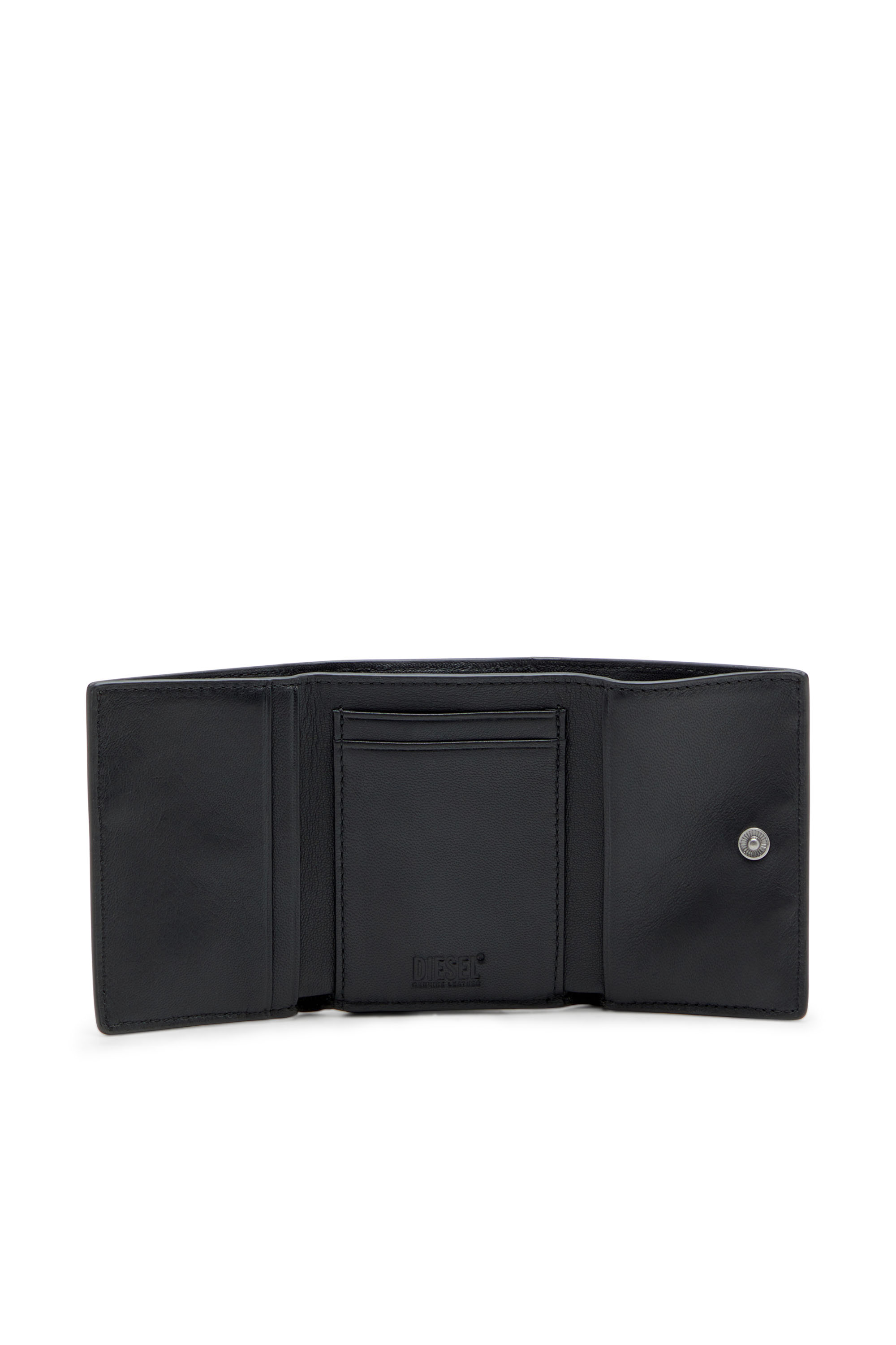 Diesel - BISCOTTO TRI FOLD COIN 3D, Male's Tri-fold wallet in leather in null - 3