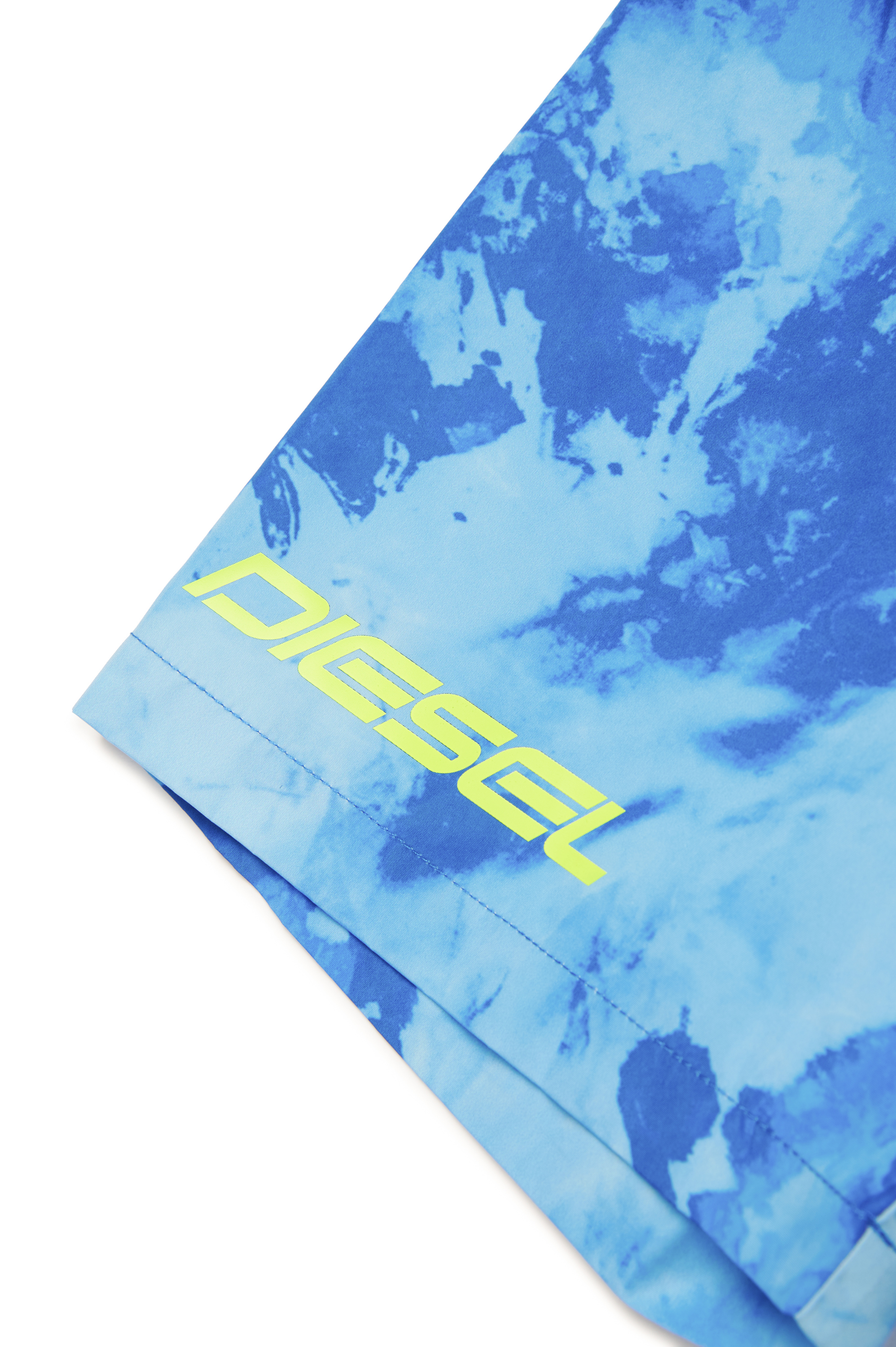 Diesel - MLONGKEN, Male's Swim shorts with blotchy print in ブルー - 4