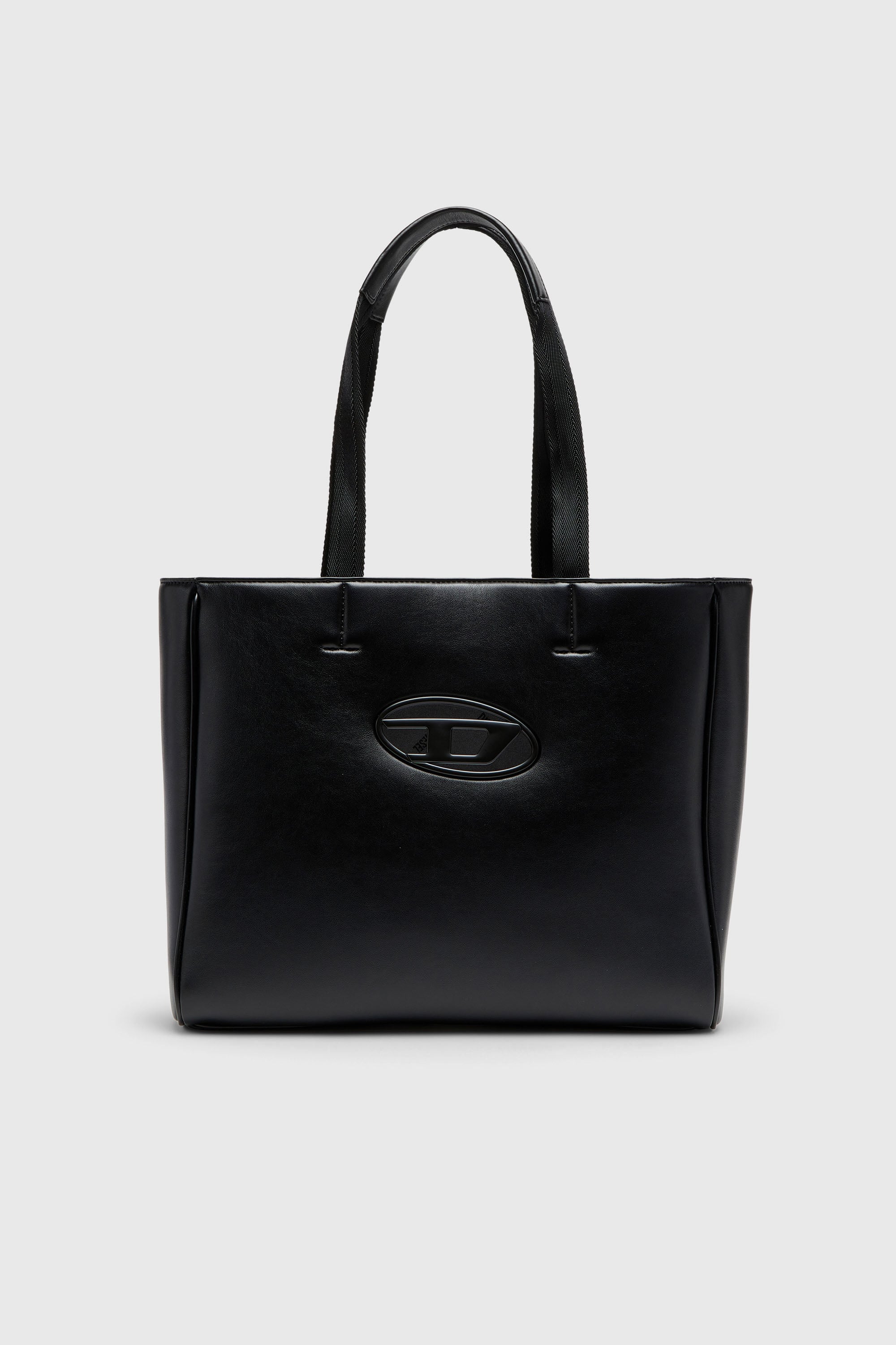 Diesel - HOLI-D SHOPPER EW, Unisex's Holi-D-Square shopper in bonded neoprene in ブラック - 2