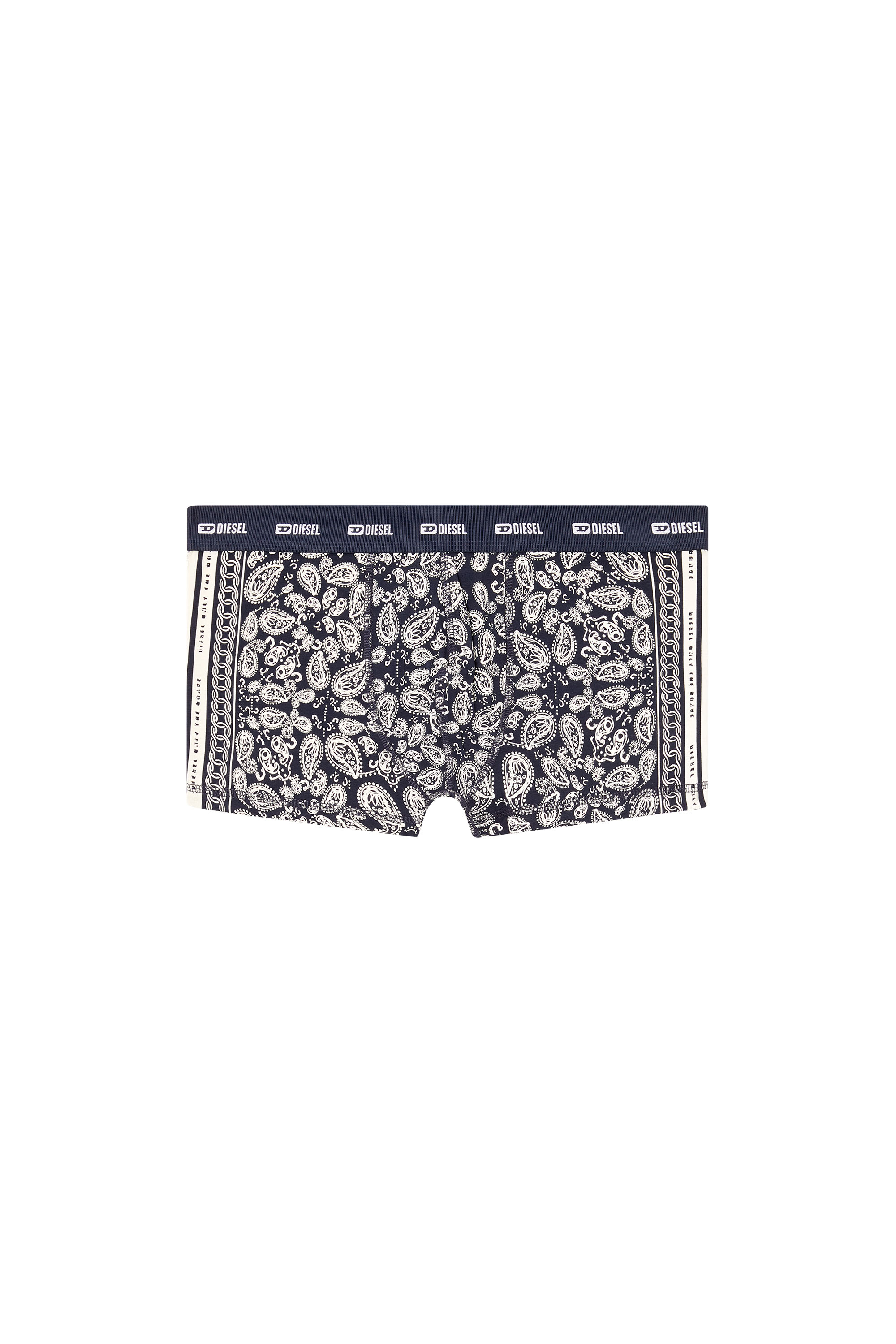 Diesel - DAMIEN-UTLT, Male's Boxer briefs with Bandana print in ブルー - 4
