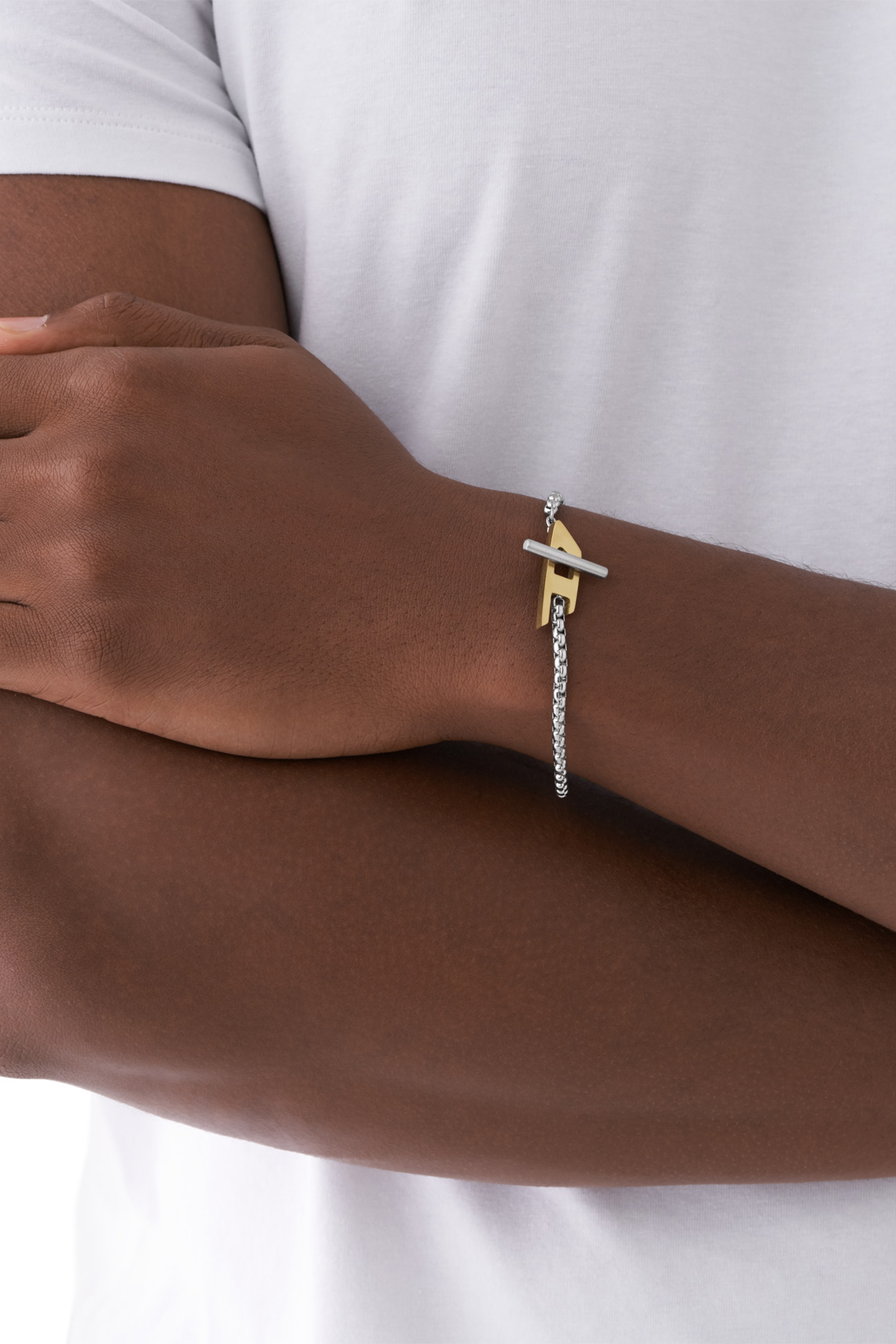 Diesel - DX1377, Unisex's ブレスレット in シルバー - 4