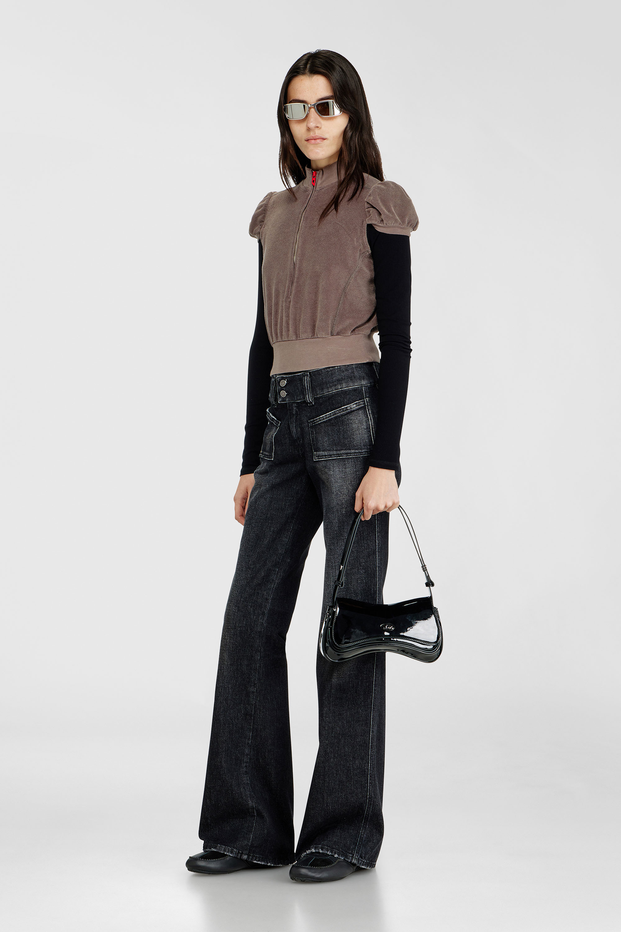 Diesel - D-MILE BALLERINA LACE UP W, Female's レースアップスニーカー in ブラック - 6