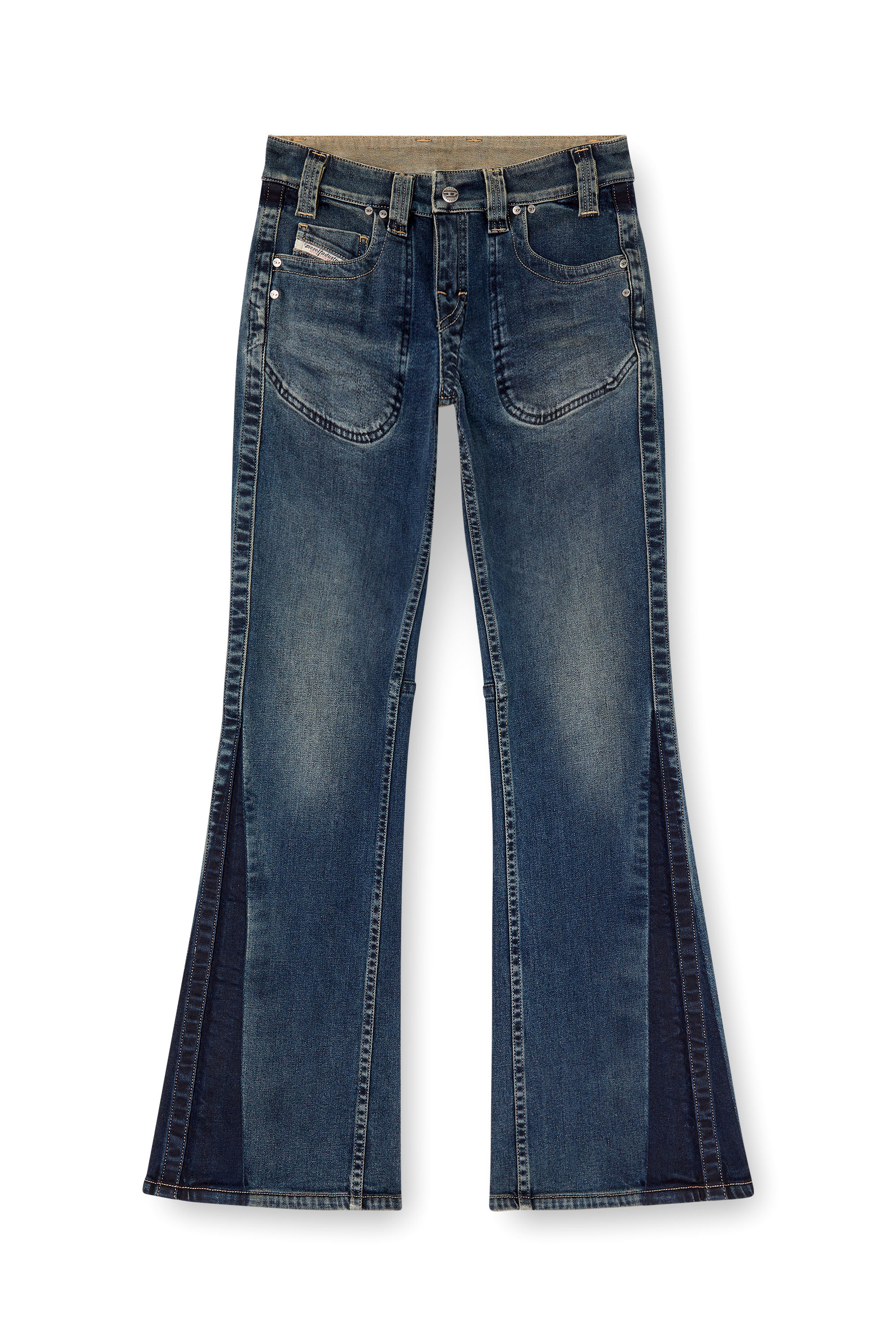 Diesel - Female's Bootcut Jeans D-Resh 09J06, ミディアムブルー - 2