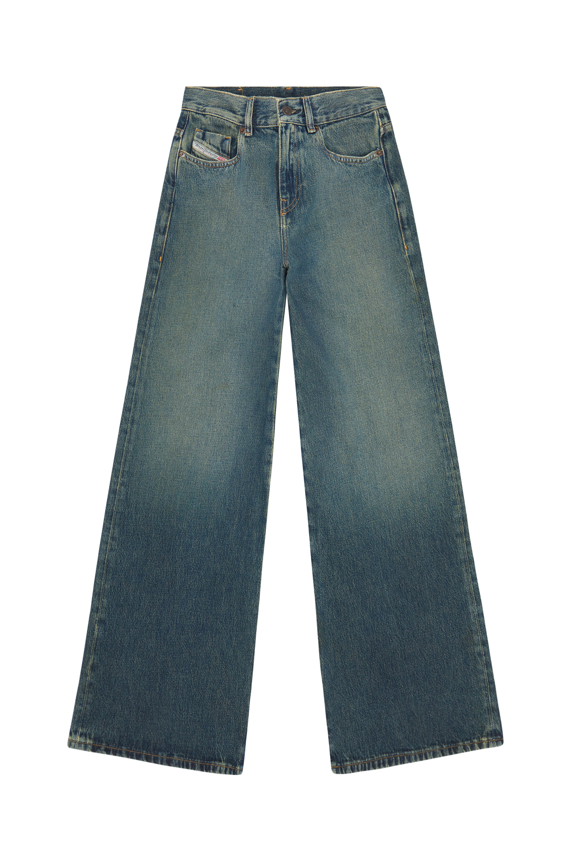 Diesel - Bootcut and Flare Jeans 1978 D-Akemi 09C04, Female's ブーツカットフレア Jeans - 1978 D-Akemi in ダークブルー - 2