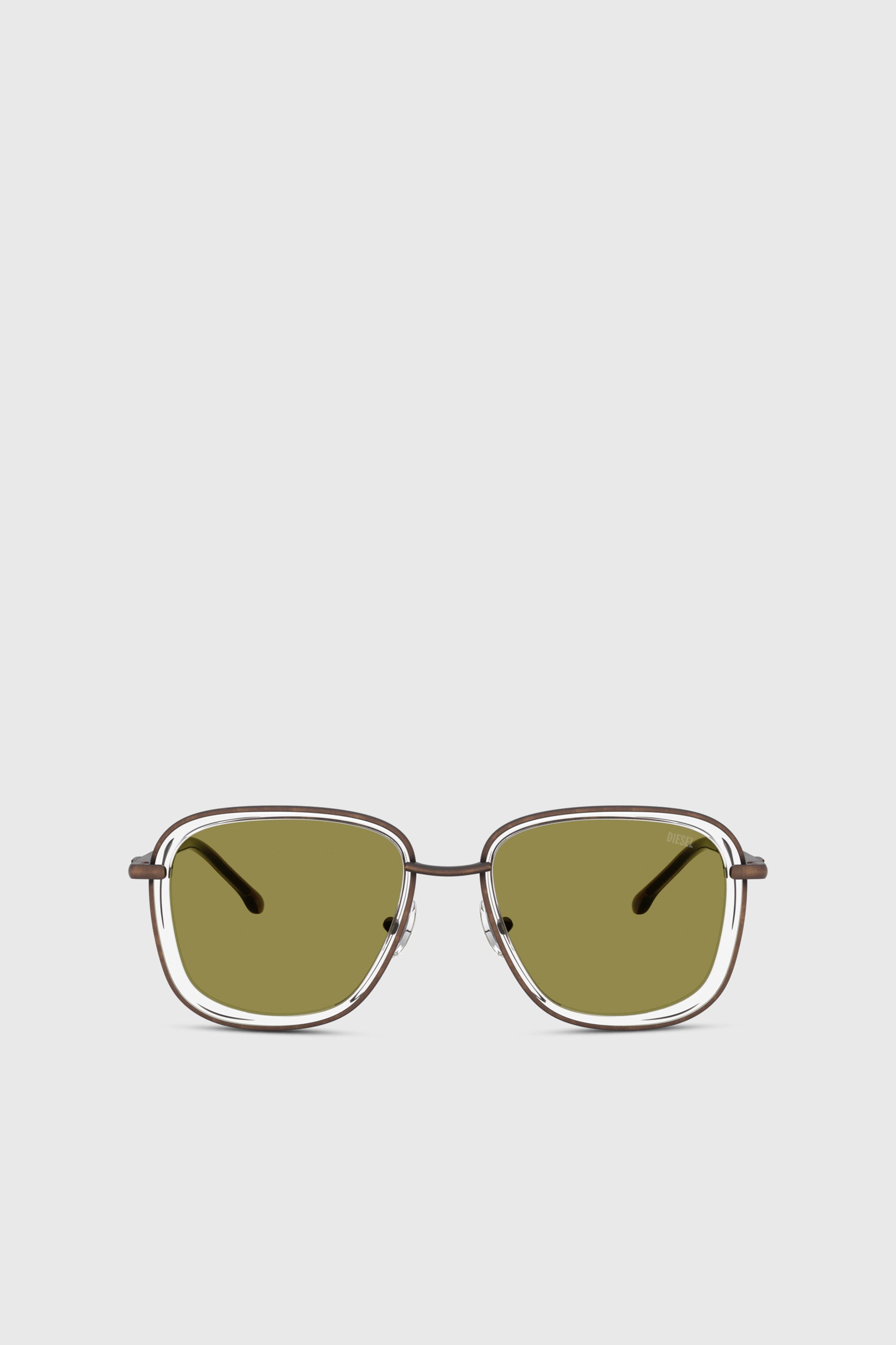 Diesel - 0DL1017, Unisex's Square sunglasses in グリーン - 2