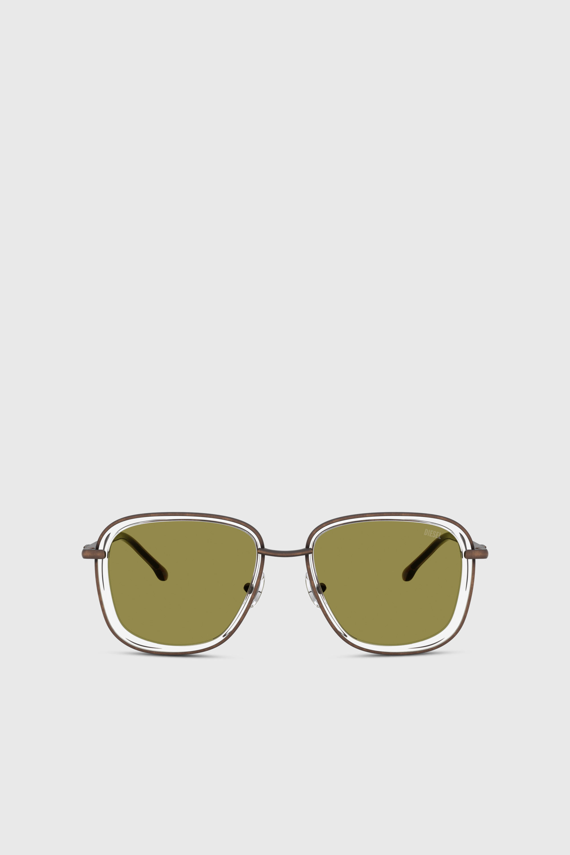 Diesel - 0DL1017, Unisex's Square sunglasses in グリーン - 1